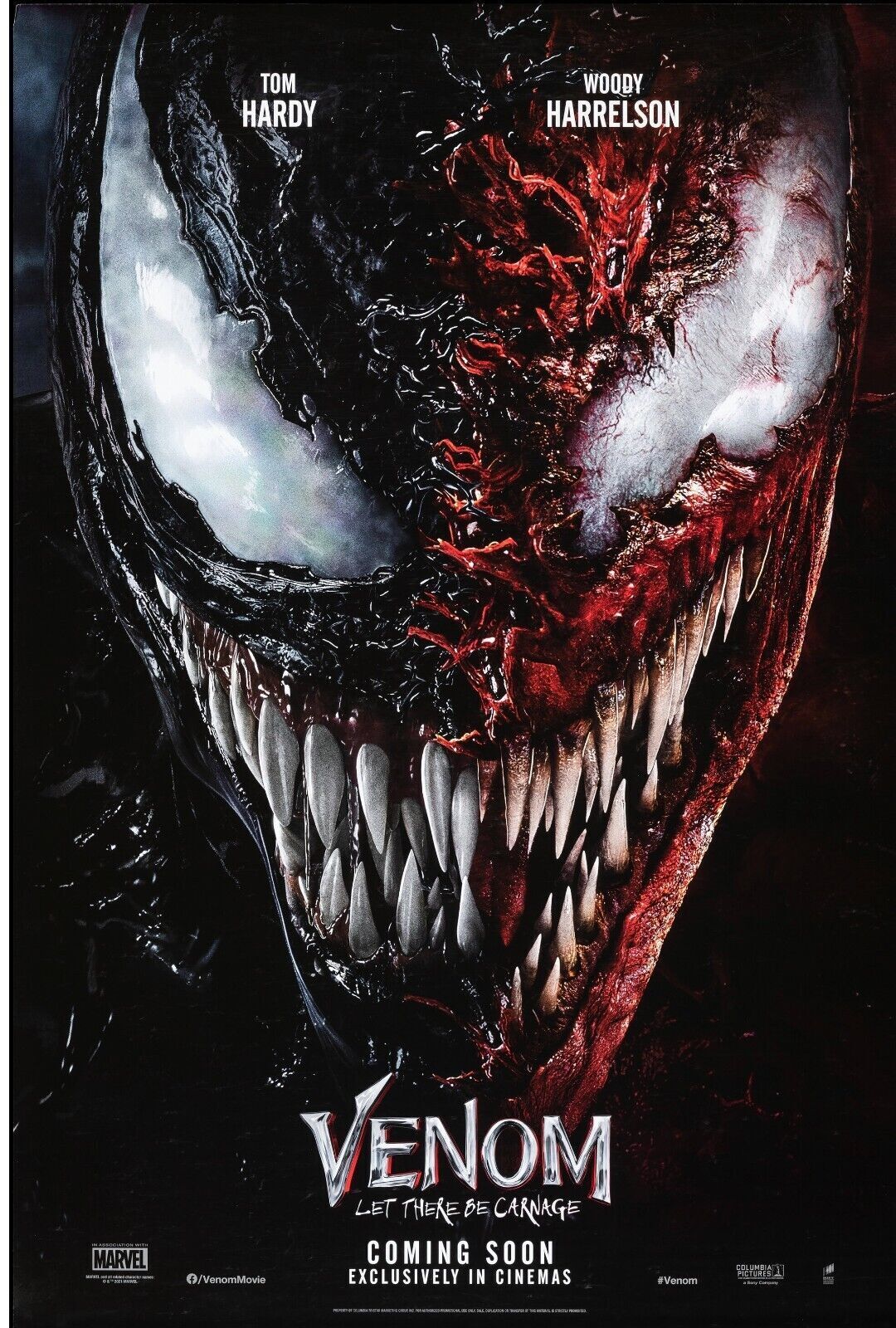 VENOM, SIMON BRENT, TOM HARDY 1970, Repro Poster Cinema HQ