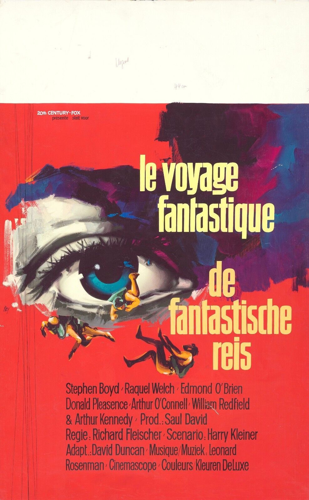 LE VOYAGE FANTASTIQUE, RICHARD FLEISCHER, 1966, repro affiche de cinema, VINTAGE, HQ