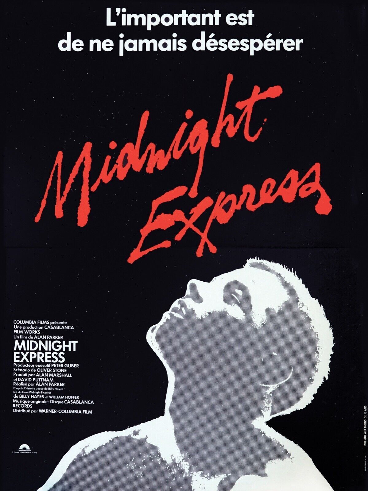 MIDNIGHT EXPRESS, BRAD DAVIS, 1978, Repro Vintage Cinema Poster, HQ