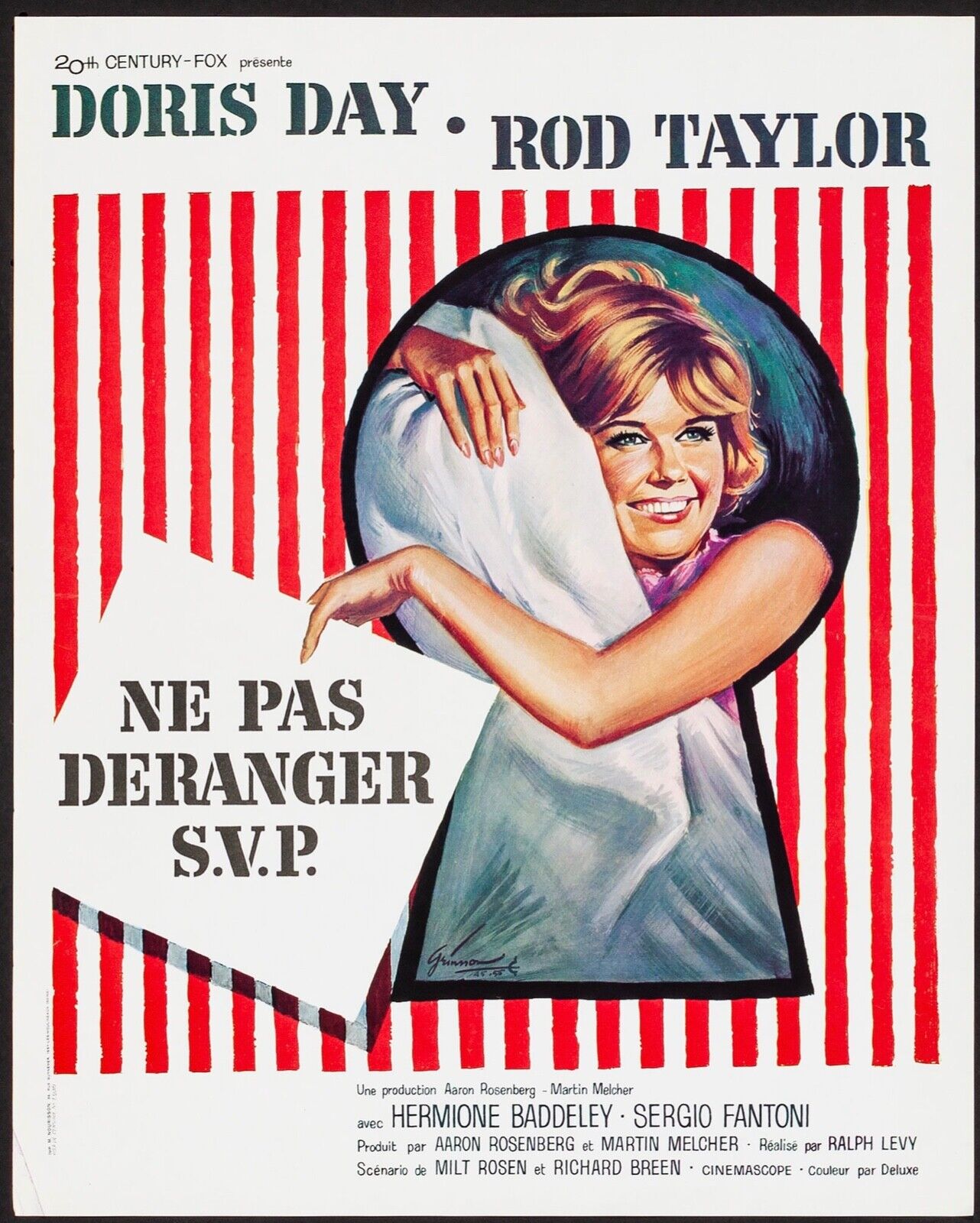 NO MOLESTAR POR FAVOR, DORIS DAY, 1965, REPRODUCCIÓN DE CARTEL DE CINE VINTAGE DE ALTA CALIDAD
