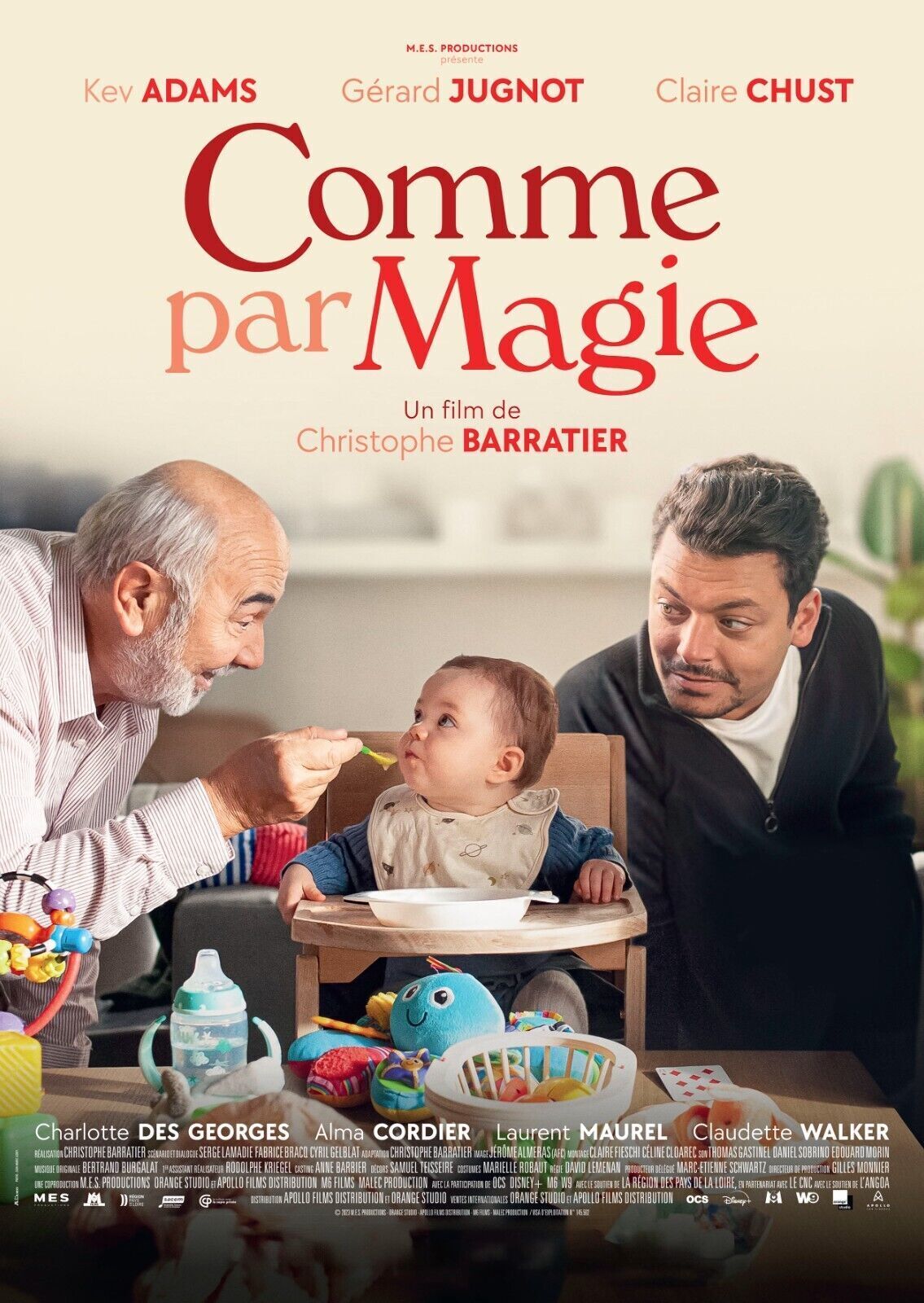 COMME PAR MAGIE, CLAIRE CHUST, 2023, REPRO MOVIE POSTER, VINTAGE, HQ