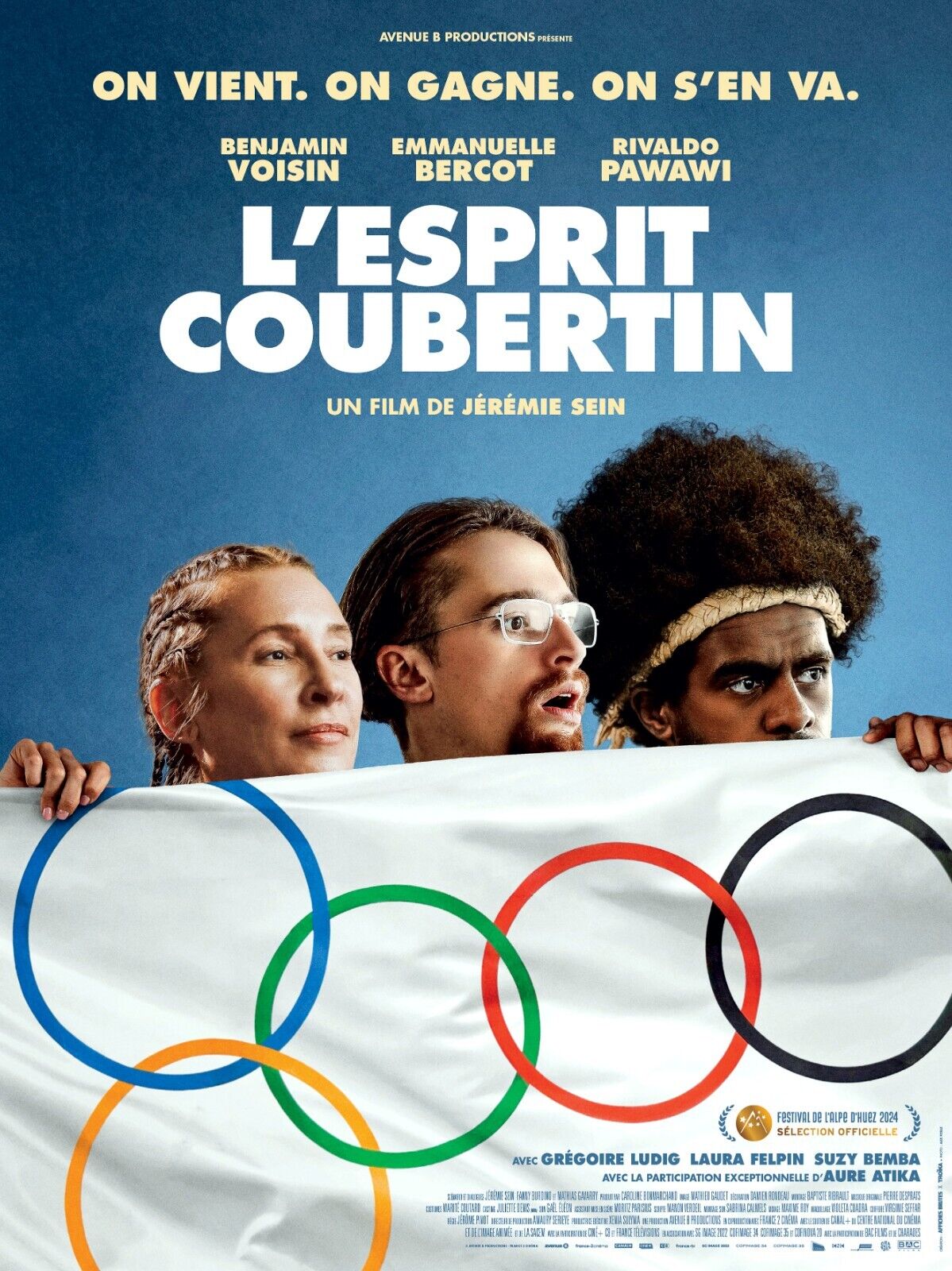 EL ESPÍRITU COUBERTIN, BENJAMIN VOISIN, 2024 PÓSTER DE PELÍCULA HQ