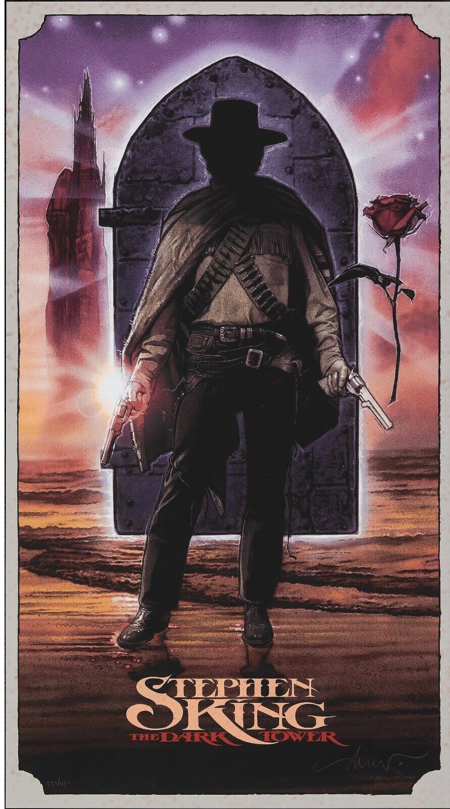 LA TOUR SOMBRE, THE DARK TOWER, STEPHEN KING, 2017, Repro affiche cinéma VINTAGE, HQ