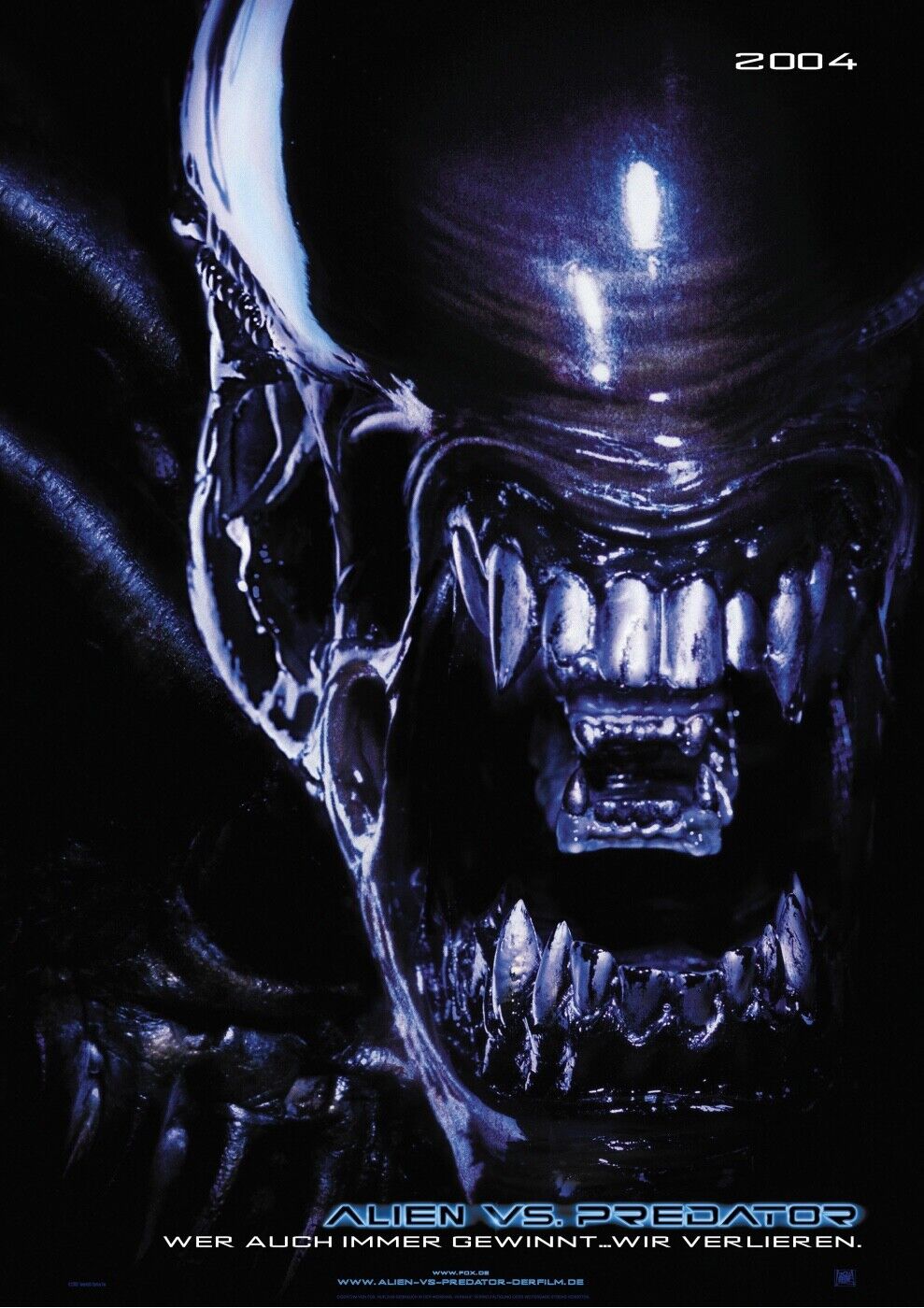 ALIEN VS. PREDATOR, SANAA LATHAN, 2004, REPRO MOVIE POSTER, VINTAGE, HQ
