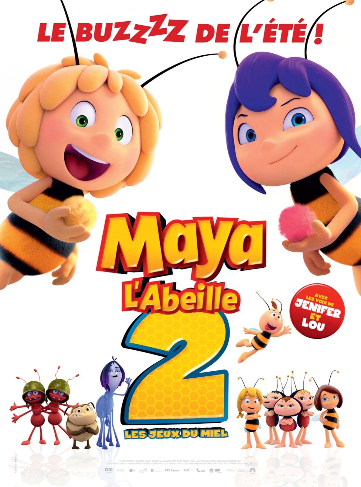 MAYA L'ABEILLE 2,  NOEL CLEARY, 2018, REPRO AFFICHE CINEMA VINTAGE, HQ