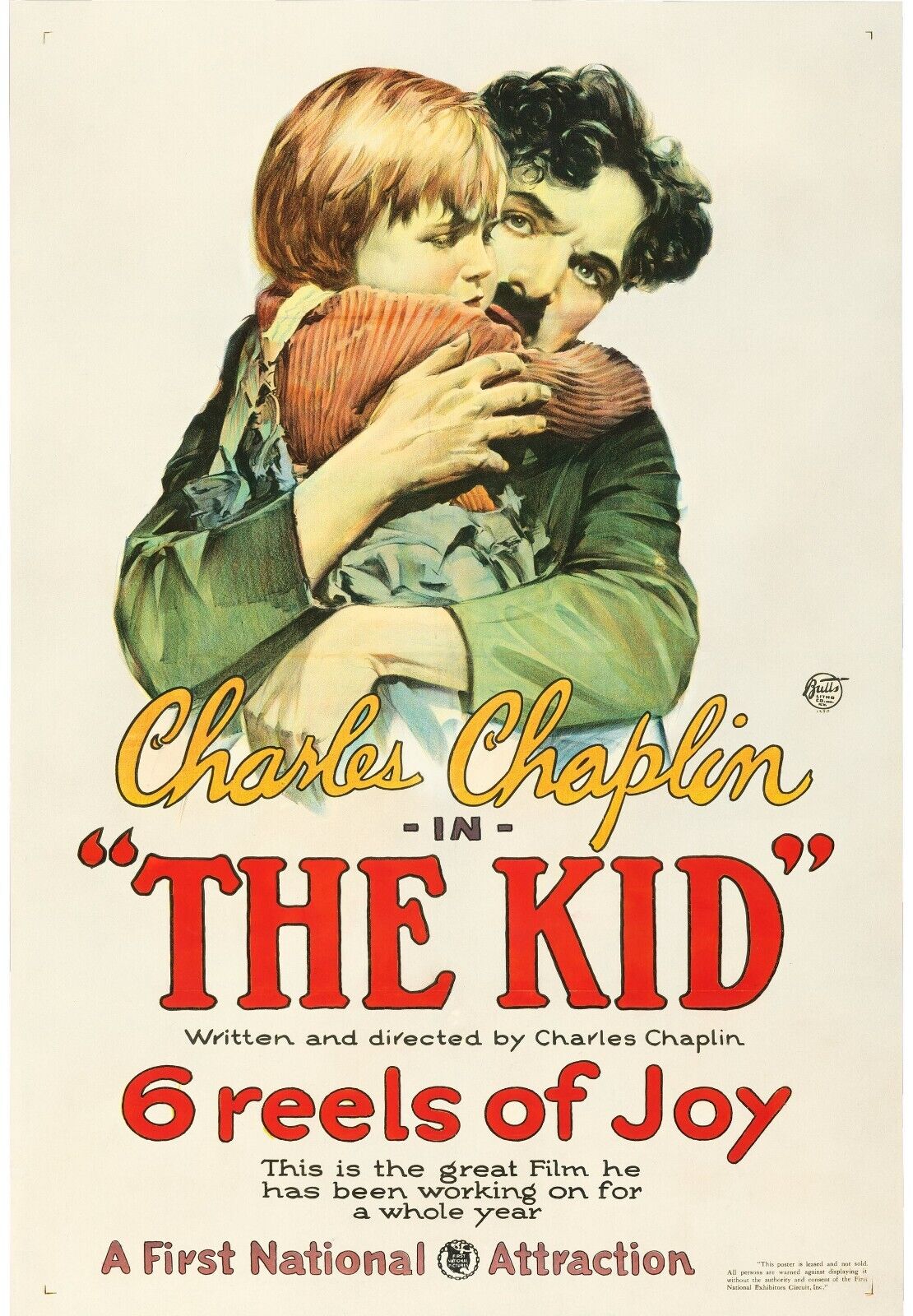 THE KID MOVE POSTER HQ CHARLIE CHAPLIN