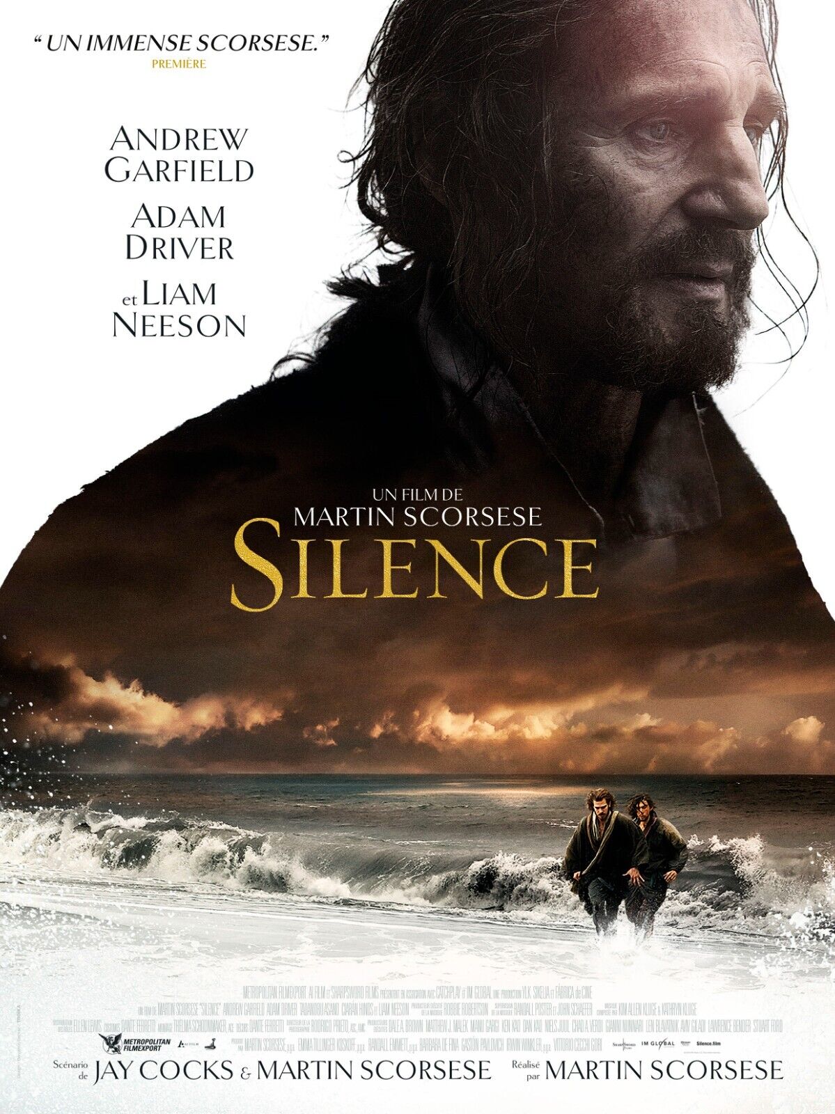 SILENCE, ANDREW GARFIELD, LIAM NEESON, 2016, REPRO THEATRICAL POSTER, HQ
