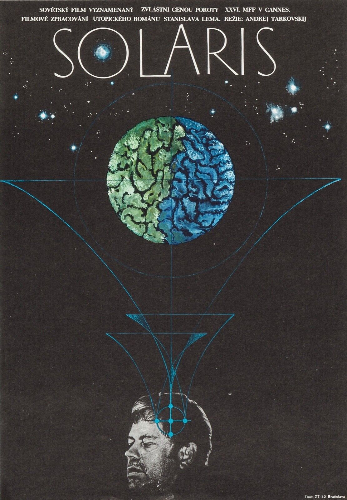 SOLARIS, NATALYA BONDARCHUCK, 1972, REPRO VINTAGE HQ CINEMA POSTER