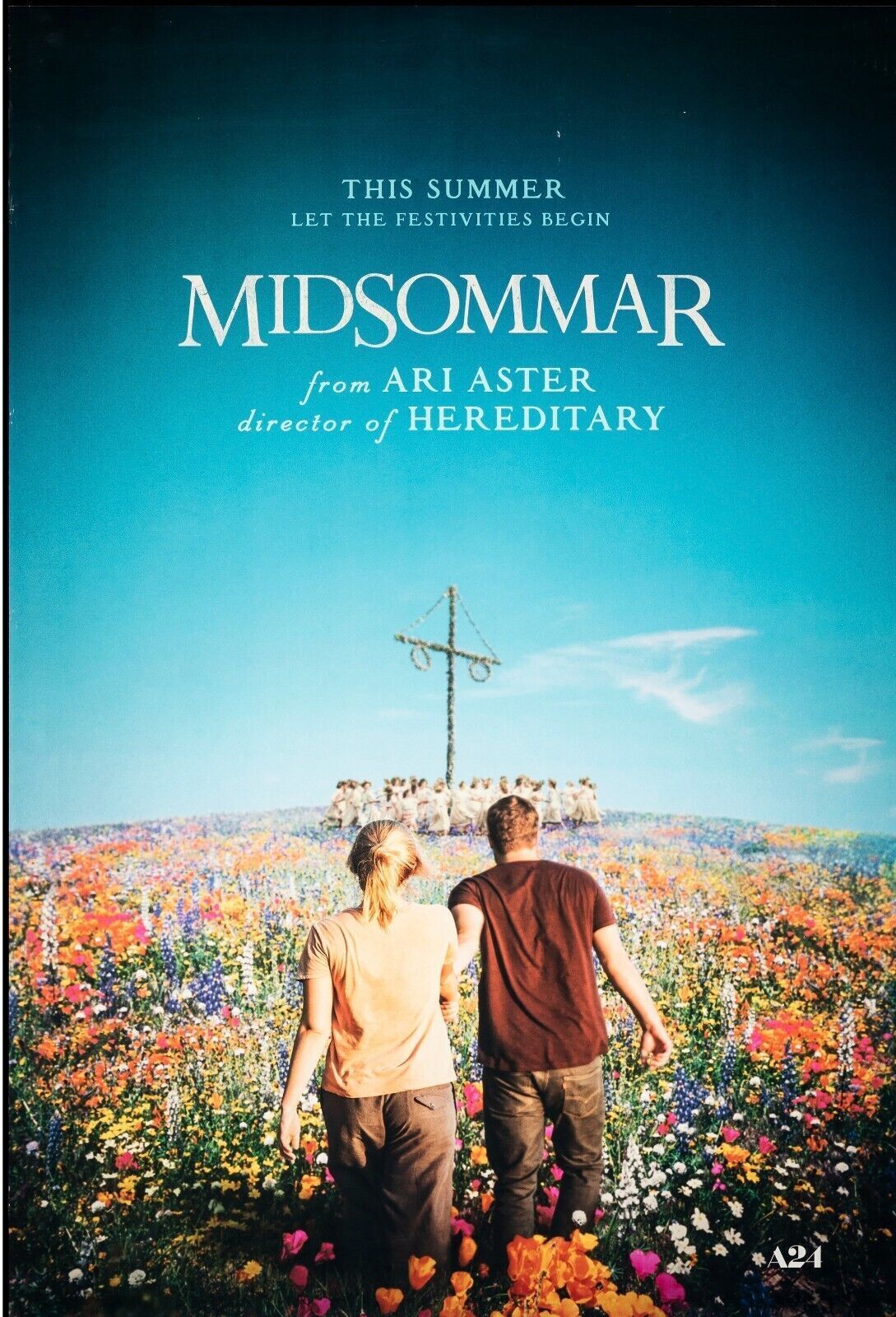 MIDSOMMAR, FLORENCE PUGH, 2019, Repro affiche cinéma, VINTAGE, HQ