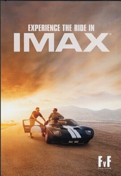 EXPERIENCE THE RIDE IN IMAX, REPRO MOVIE POSTER VINTAGE, HQ