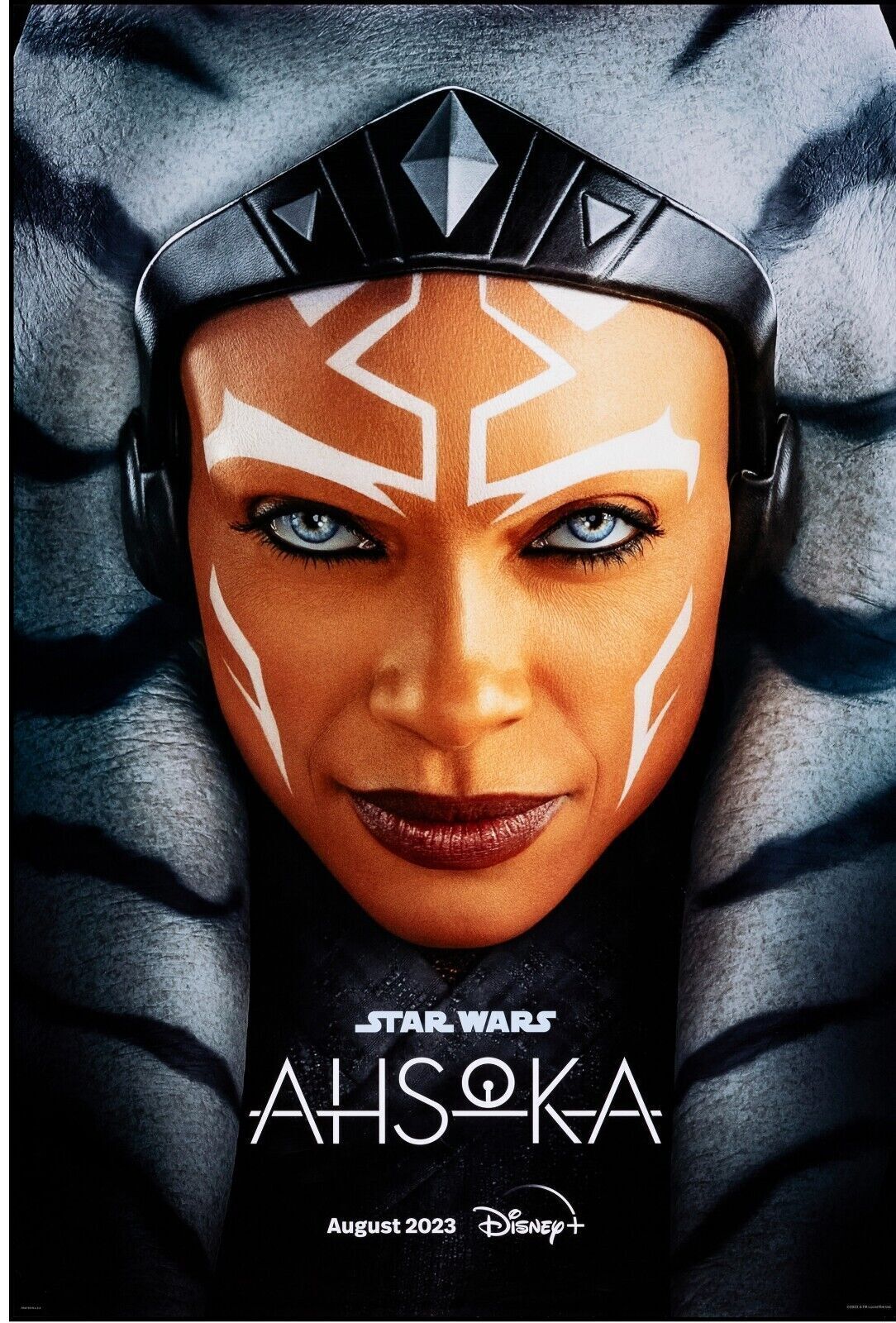 AHSOKA, ROSARIO DAWSON, 2023, REPRO MOVIE POSTER, VINTAGE, HQ