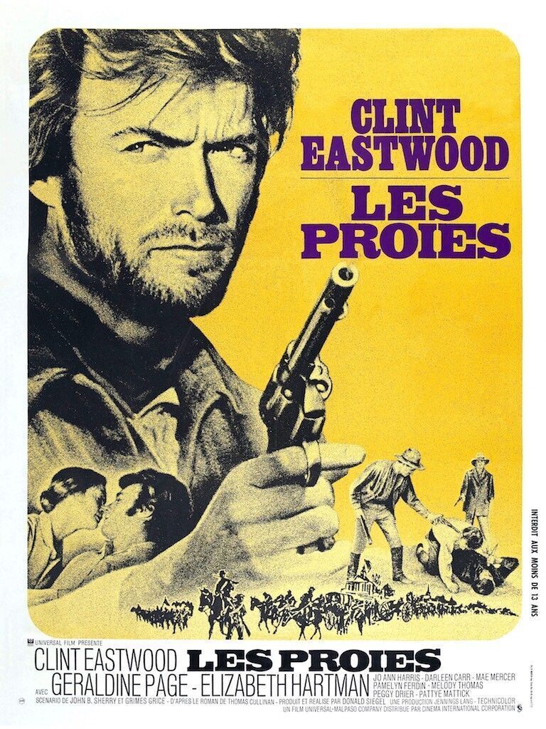 THE BEHAVIOURED, CLINT EASTWOOD, 1971, Repro Movie Poster, VINTAGE HQ