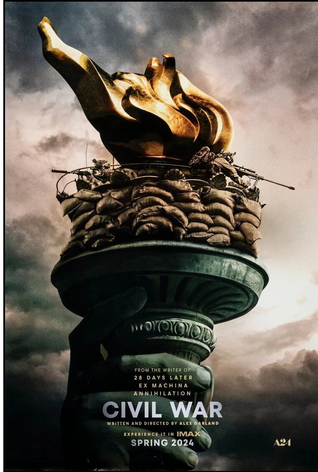 CIVIL WAR, WAGNER MOURA, 2024, REPRO MOVIE POSTER, VINTAGE, HQ