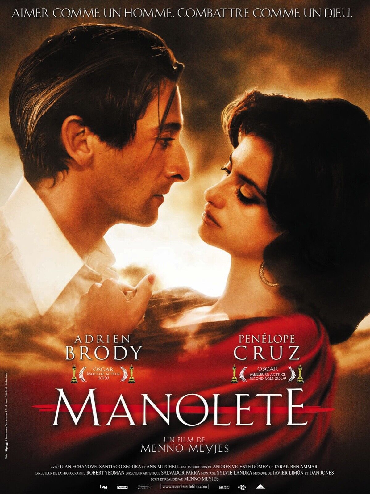 MANOLETE, PENOLOPE CRUZ, 2008, REPRO VINTAGE CINEMA POSTER, HQ