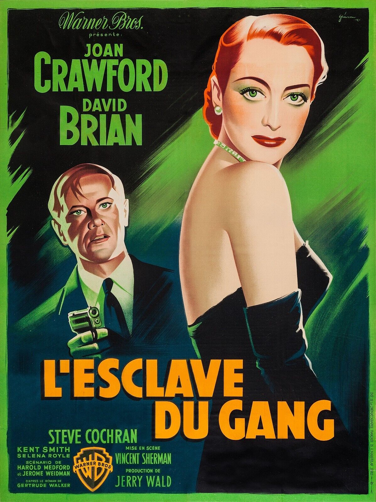 Póster de la película "El esclavo de la pandilla" de Joan Crawford en alta calidad