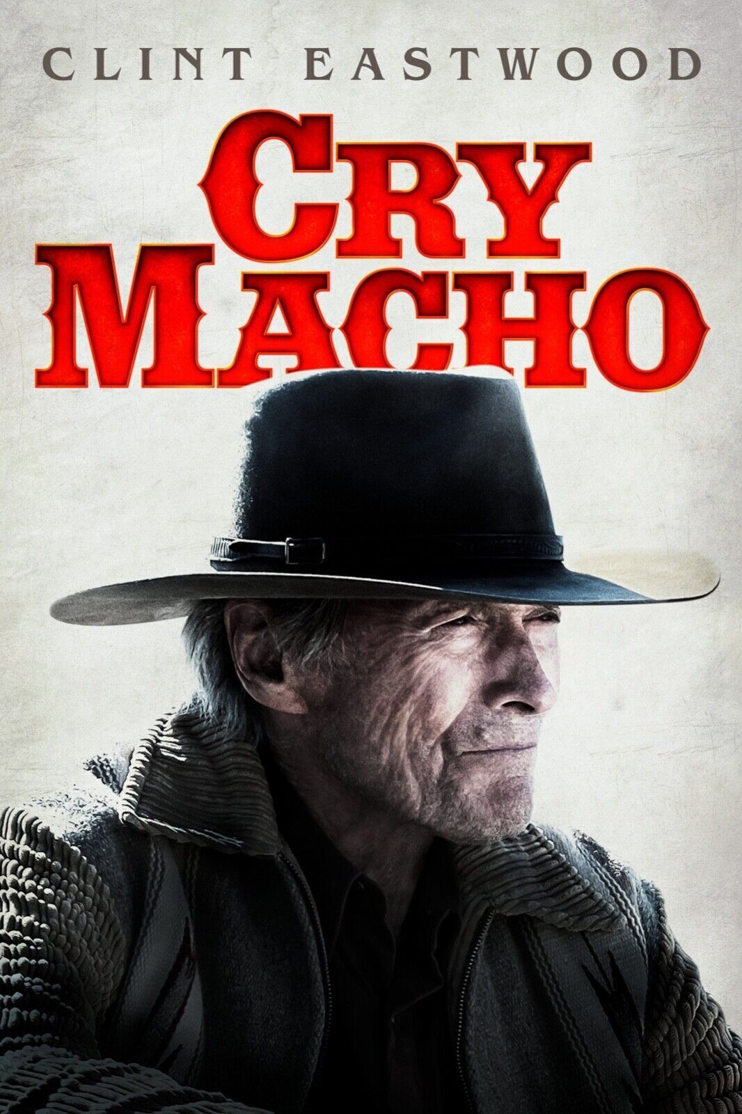 CRY MACHO, CLINT EASTWOOD, REPRODUCCIÓN DE CARTEL DE CINE VINTAGE