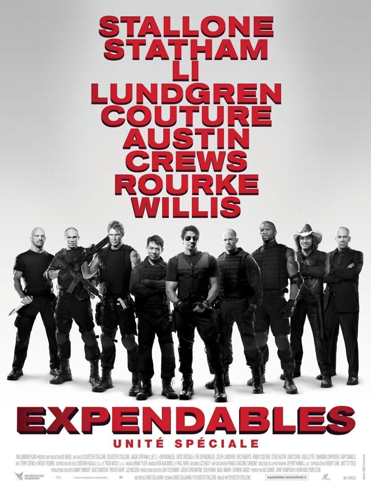 EXPENDABLES UNITE SPECIALE STALLONE repro affiche de cinema HQ