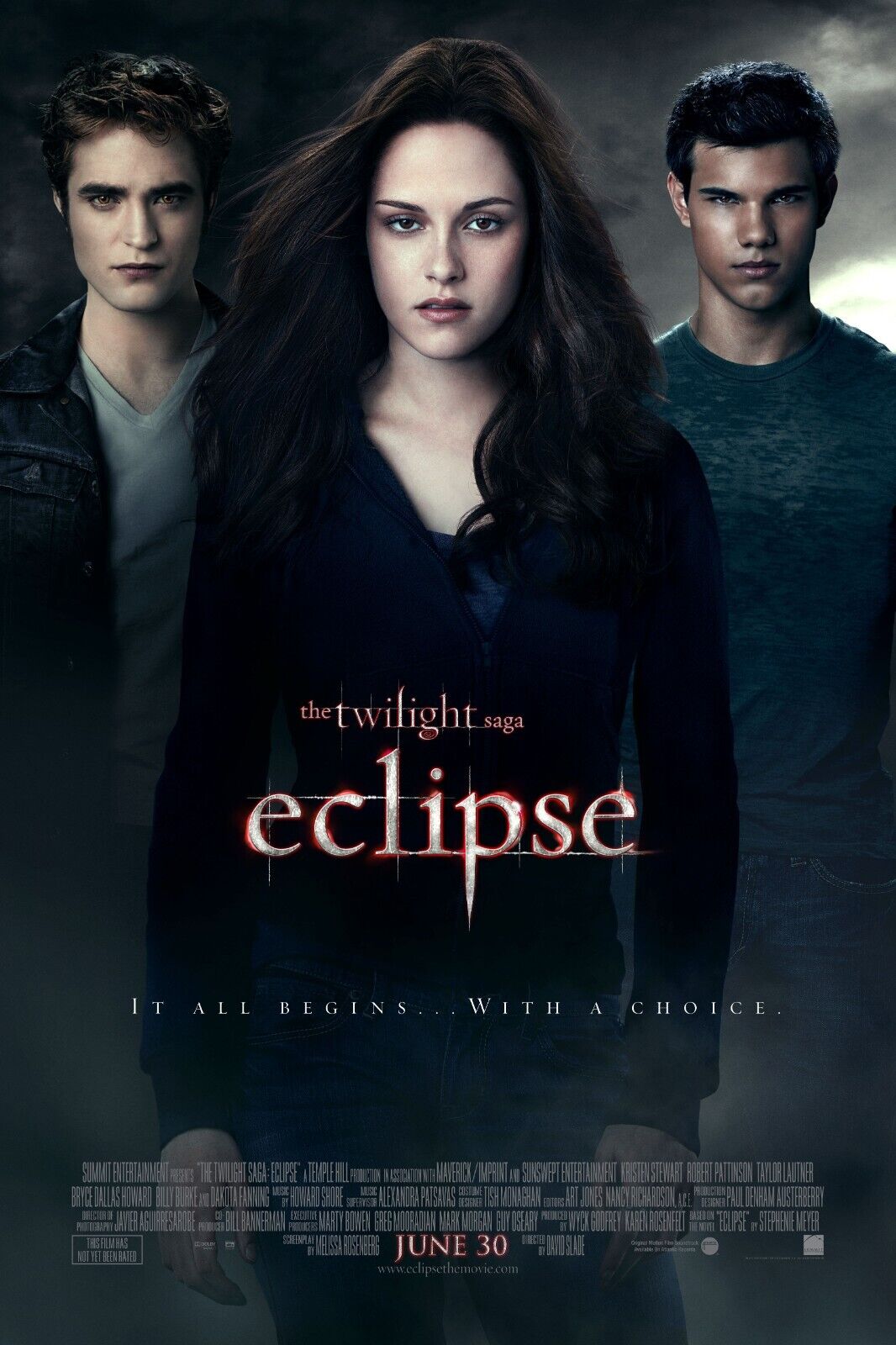 TWILIGHT, CHAPTER III: Eclipse, High Quality Cinema Poster Reproduction