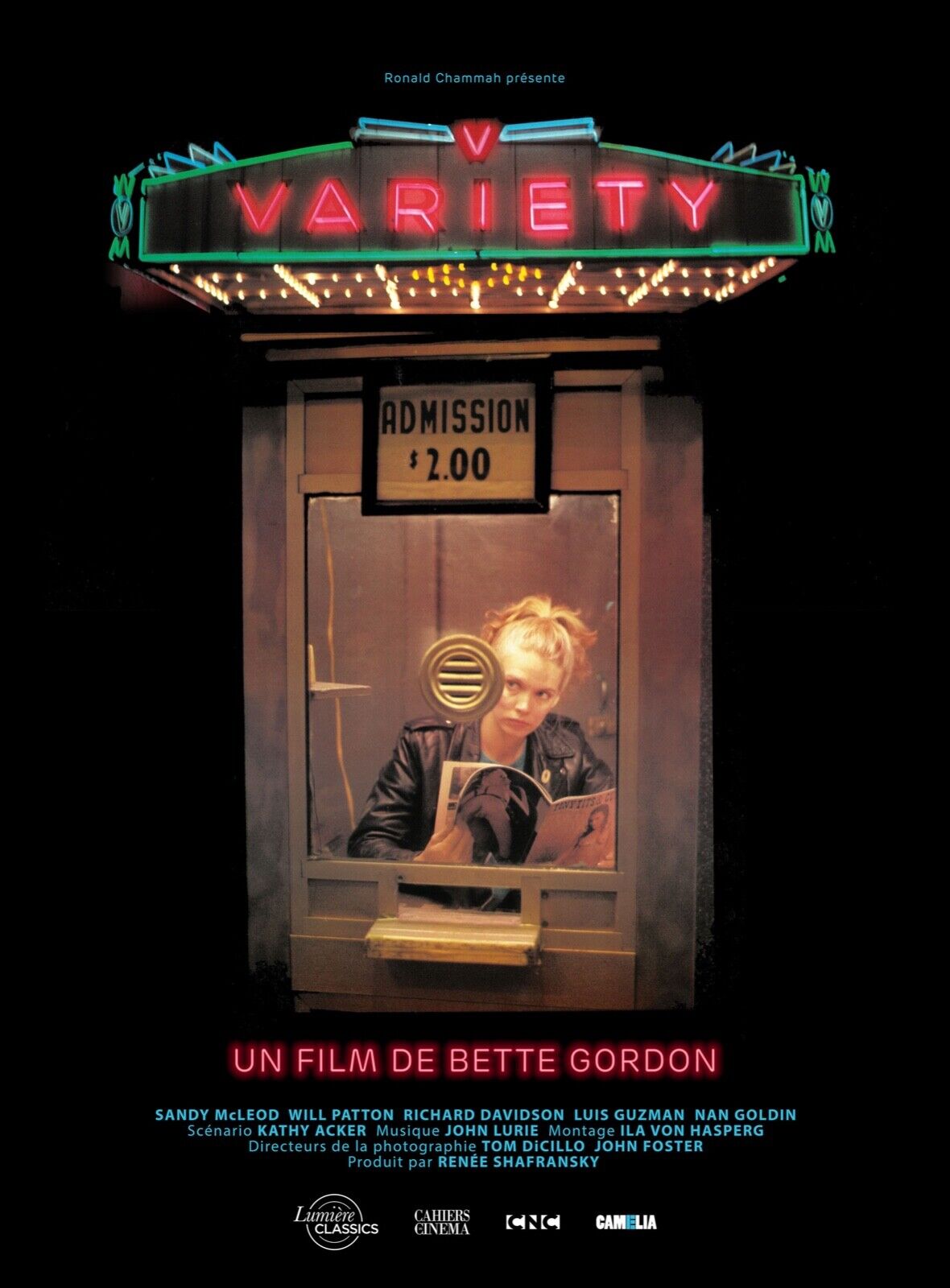 VARIETY, BETTE GORDON, 1983, REPRO AFFICHE CINEMA VINTAGE HQ