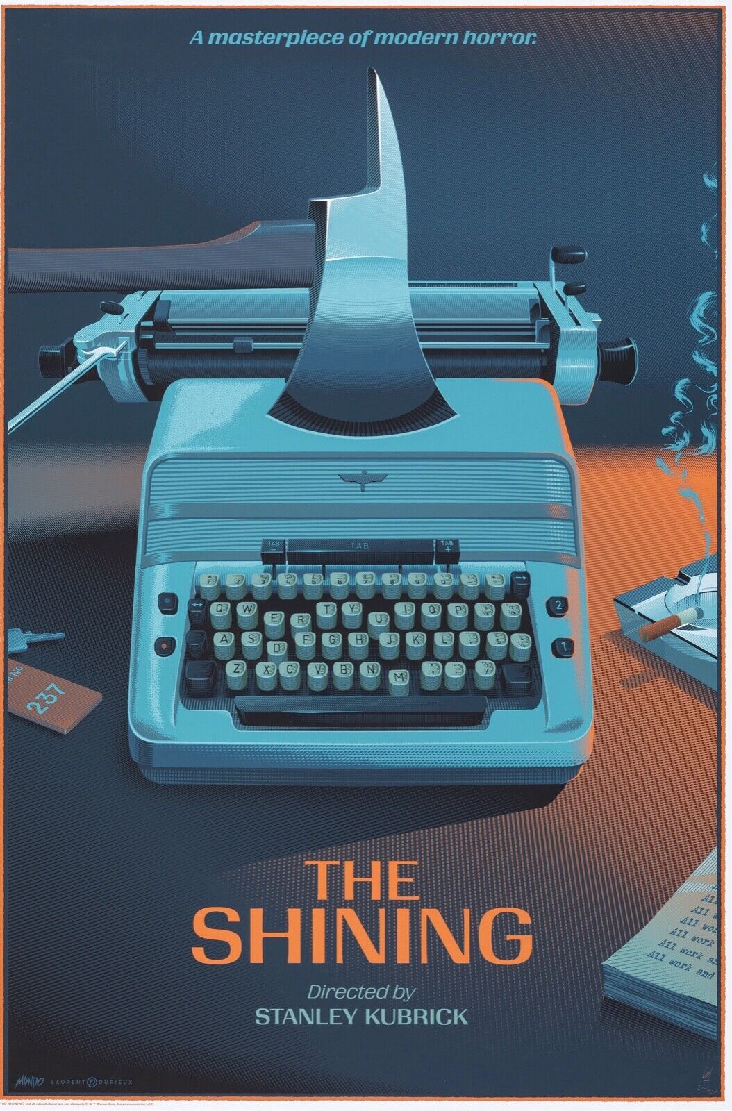 THE SHINING, STANLEY KUBRICK, 1980 VINTAGE MOVIE POSTER CINEMA HQ