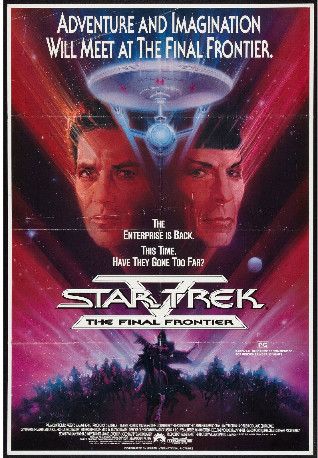STAR TREK (THE FINAL FRONTIER) REPRO AFFICHE SÉRIE TV, HQ