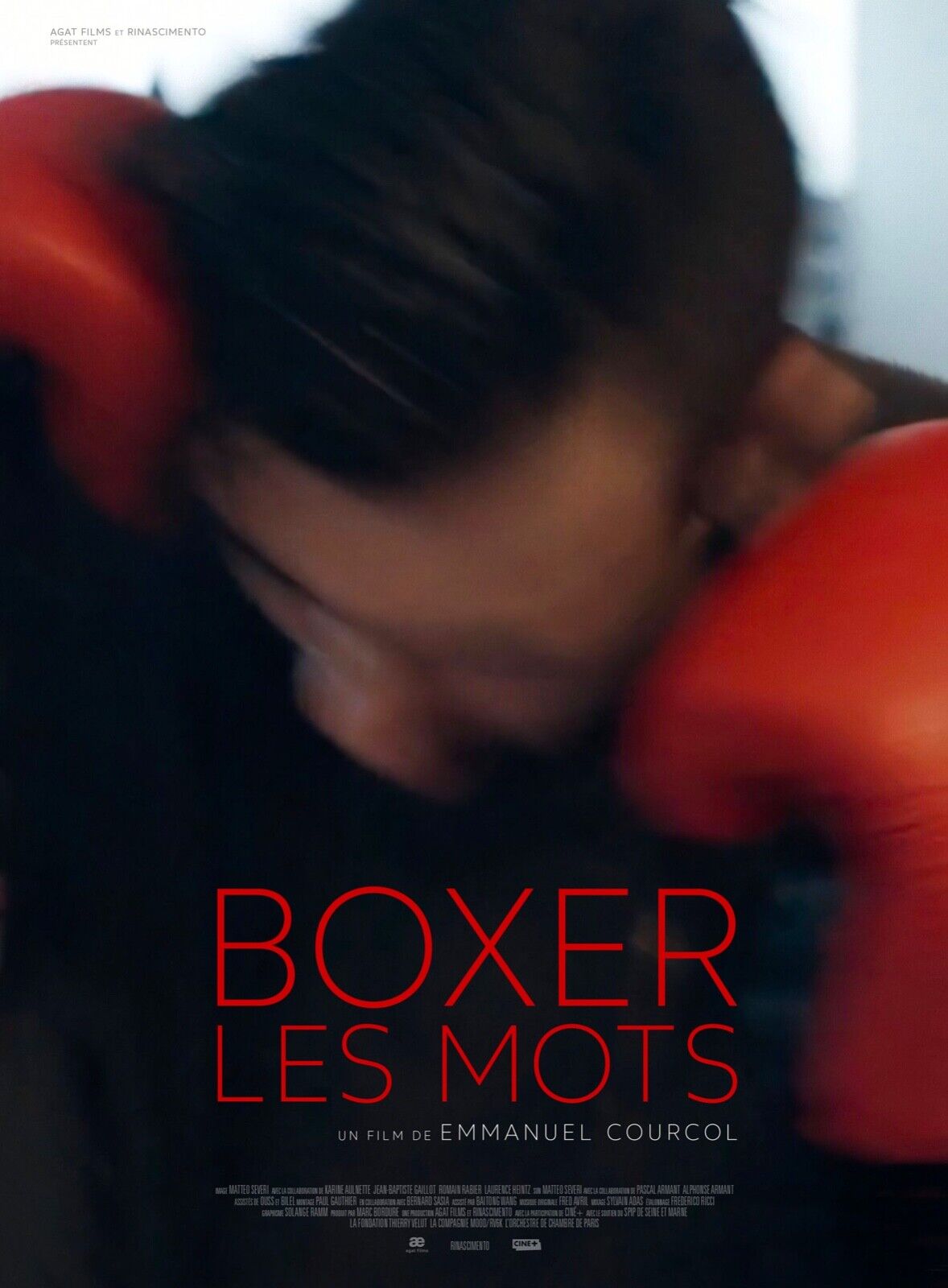 BOXER LES MOTS, EMMANUEL COURCOL, 2024, REPRO MOVIE POSTER, VINTAGE, HQ
