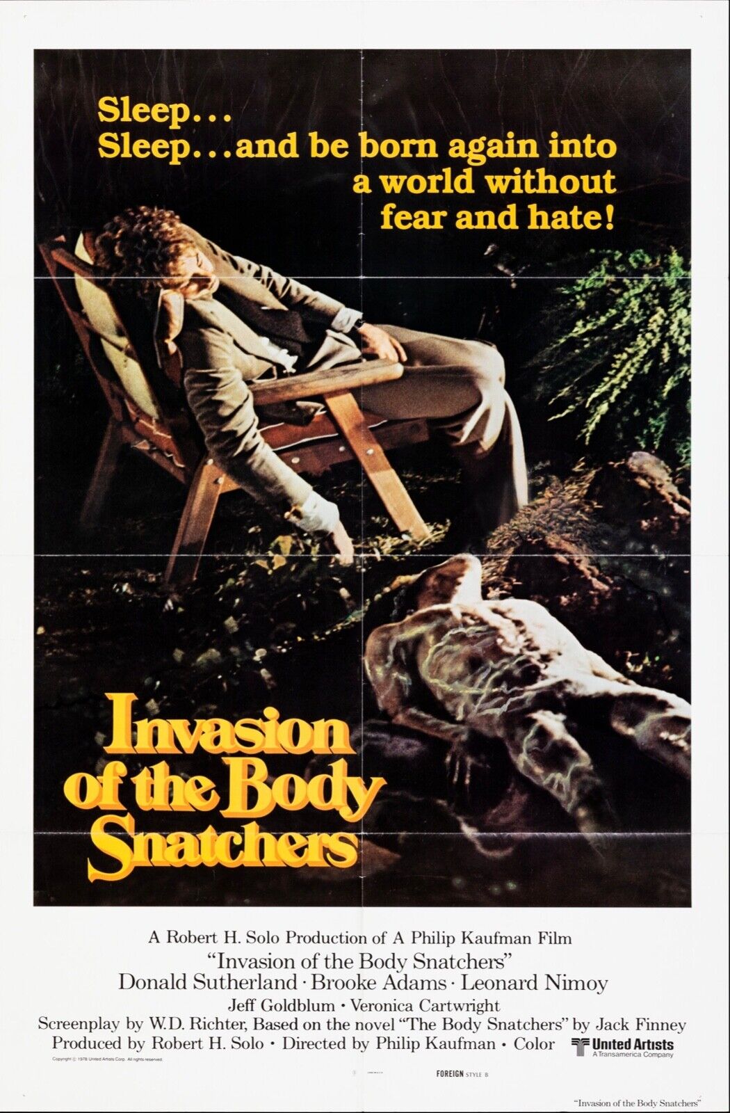 INVASION OF THE BODY SNATCHERS, KEVIN MCCARTHY, 1956, REPRO MOVIE POSTER, VINTAGE, HQ.