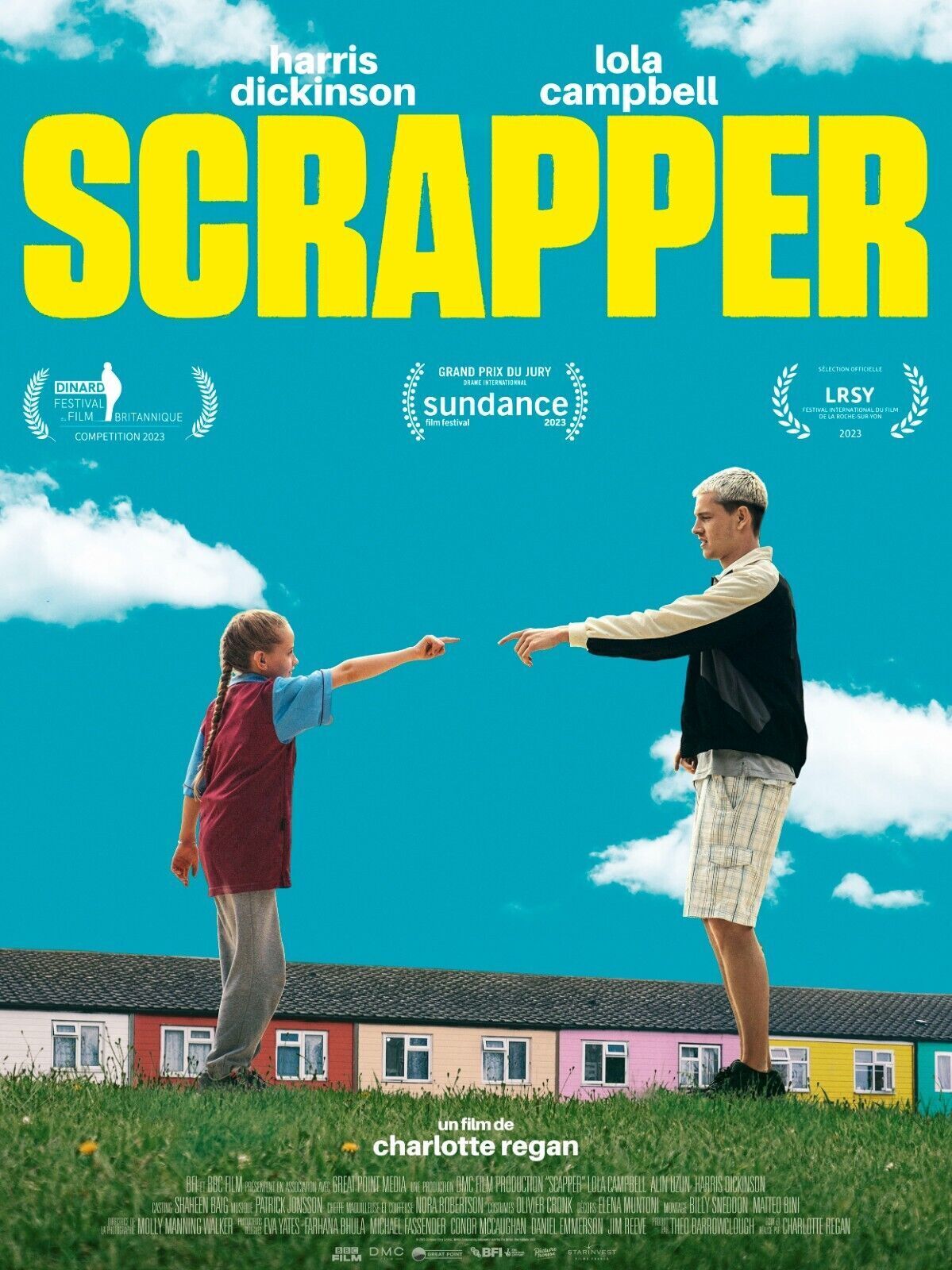 SCRAPPER, HARRIS DICKINSON, 2023, repro poster de cinema, HQ