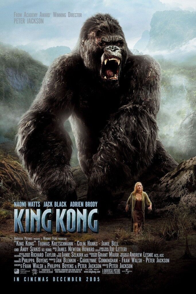 KING KONG, REPRO MOVIE POSTER, VINTAGE, HQ