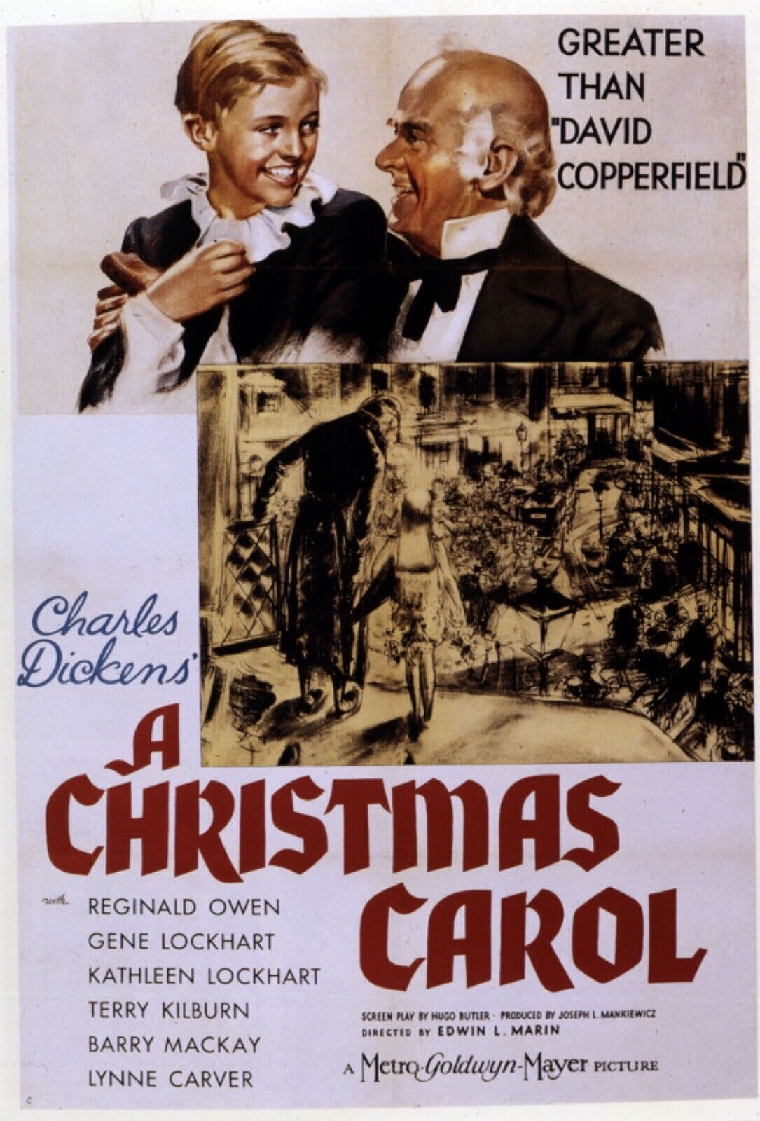 UN CUENTO DE NAVIDAD, JIM CARREY, 2009, REPRODUCCIÓN DE CARTEL DE PELÍCULA, VINTAGE, HQ