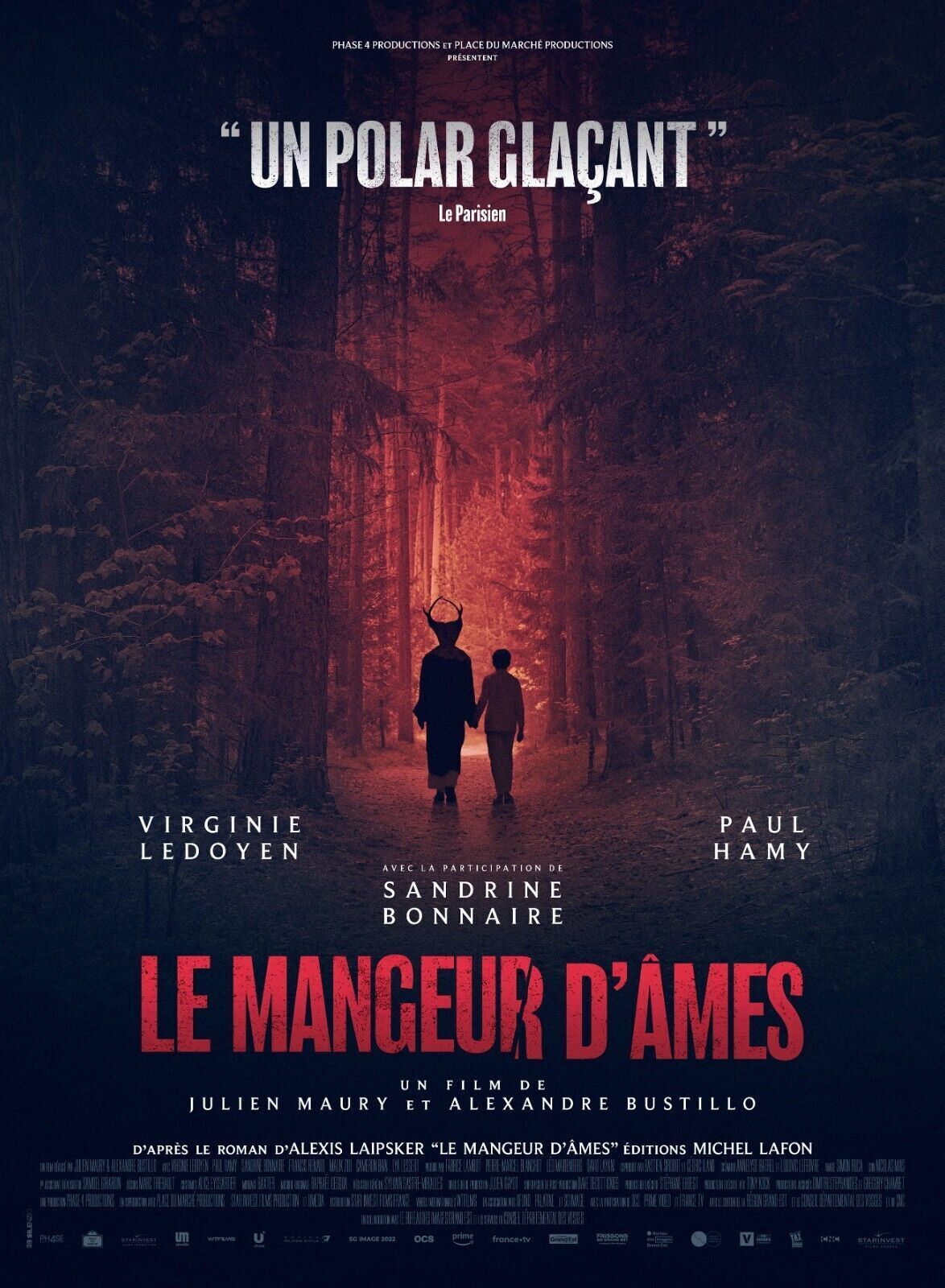 LE MANGEUR D’ÂMES, VIRGINIE LEDOYEN & PAUL HAMY, 2023, Repro Affiche Cinéma, VINTAGE, HQ
