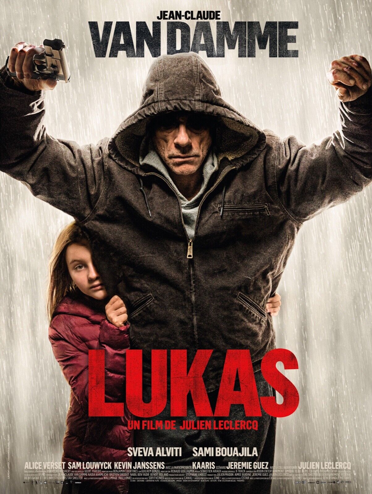 LUKAS, JEAN-CLAUDE VAN DAMME, 2018, REPRO AFFICHE CINEMA VINTAGE HQ