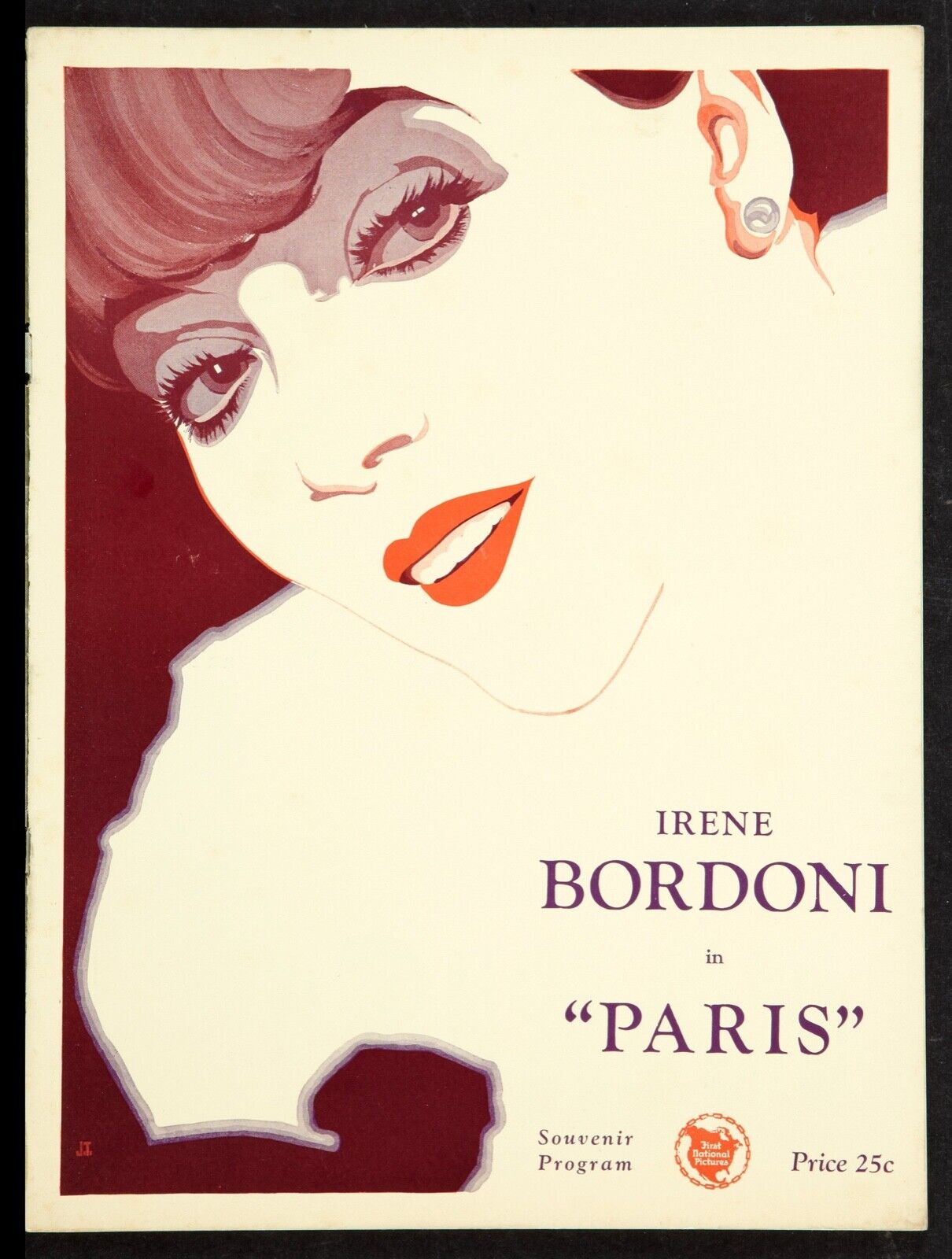 PARIS, IRÈNE BORDONI, Repro Affiche Publicitaire, VINTAGE, HQ