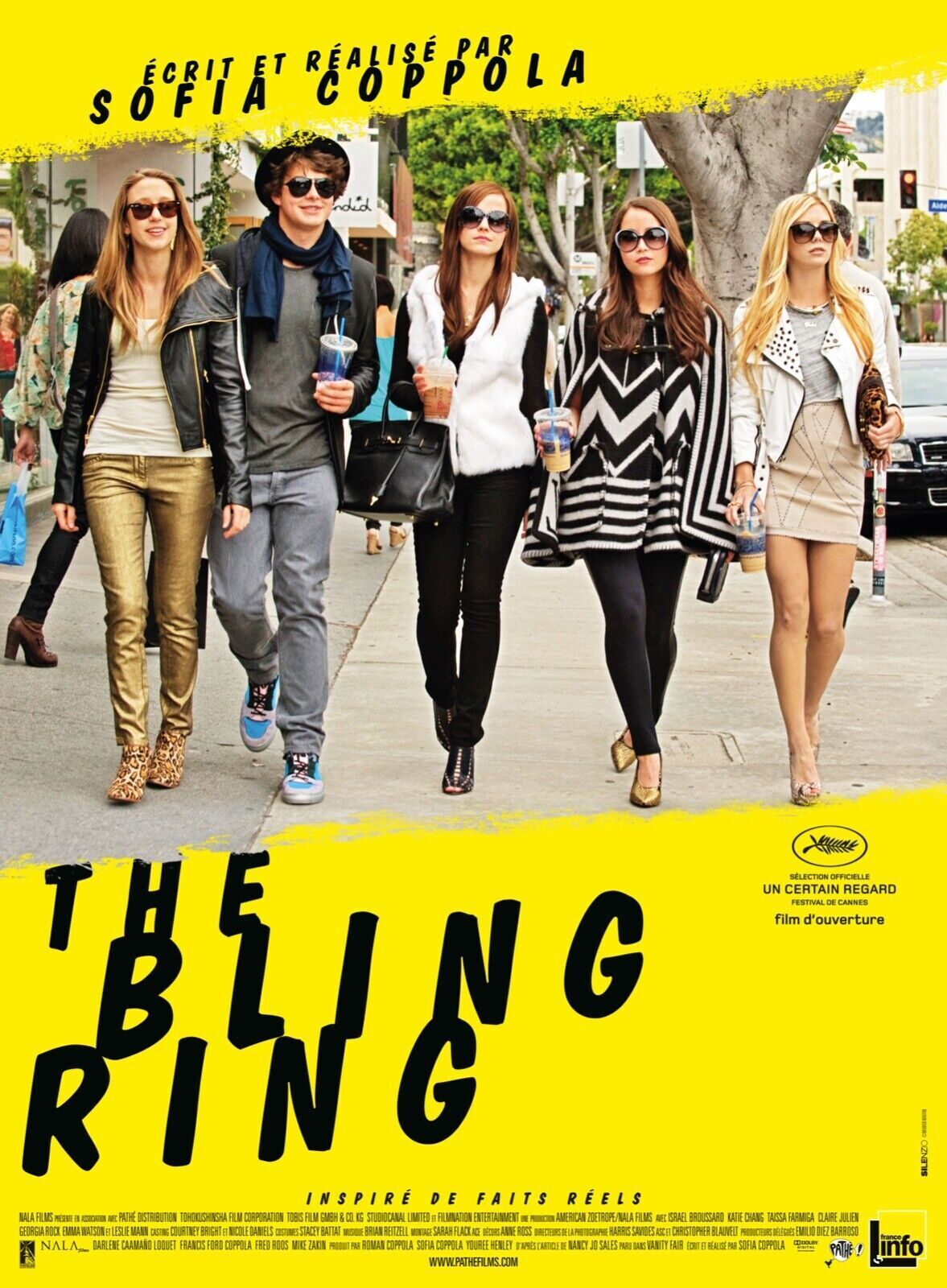 THE BLING RING, SOFIA COPPOLA, 2013, Repro Affiche cinéma VINTAGE, HQ