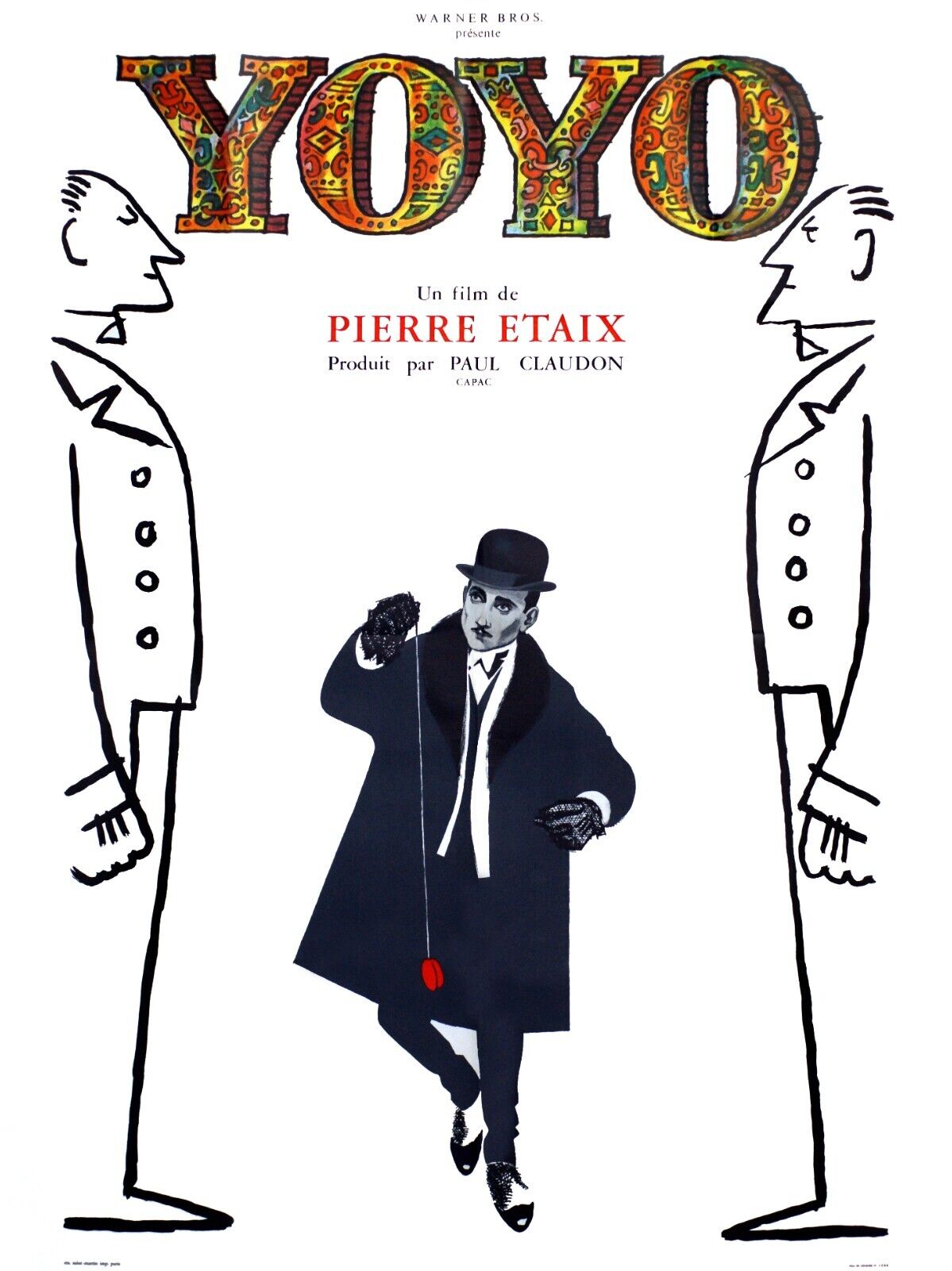 YOYO, PIERRE ETAIX, HQ CINEMA POSTER REPRO