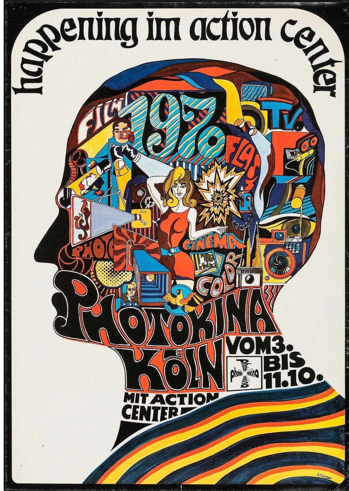 PHOTOKINA 1980, reproducción del cartel de la exposición VINTAGE, HQ