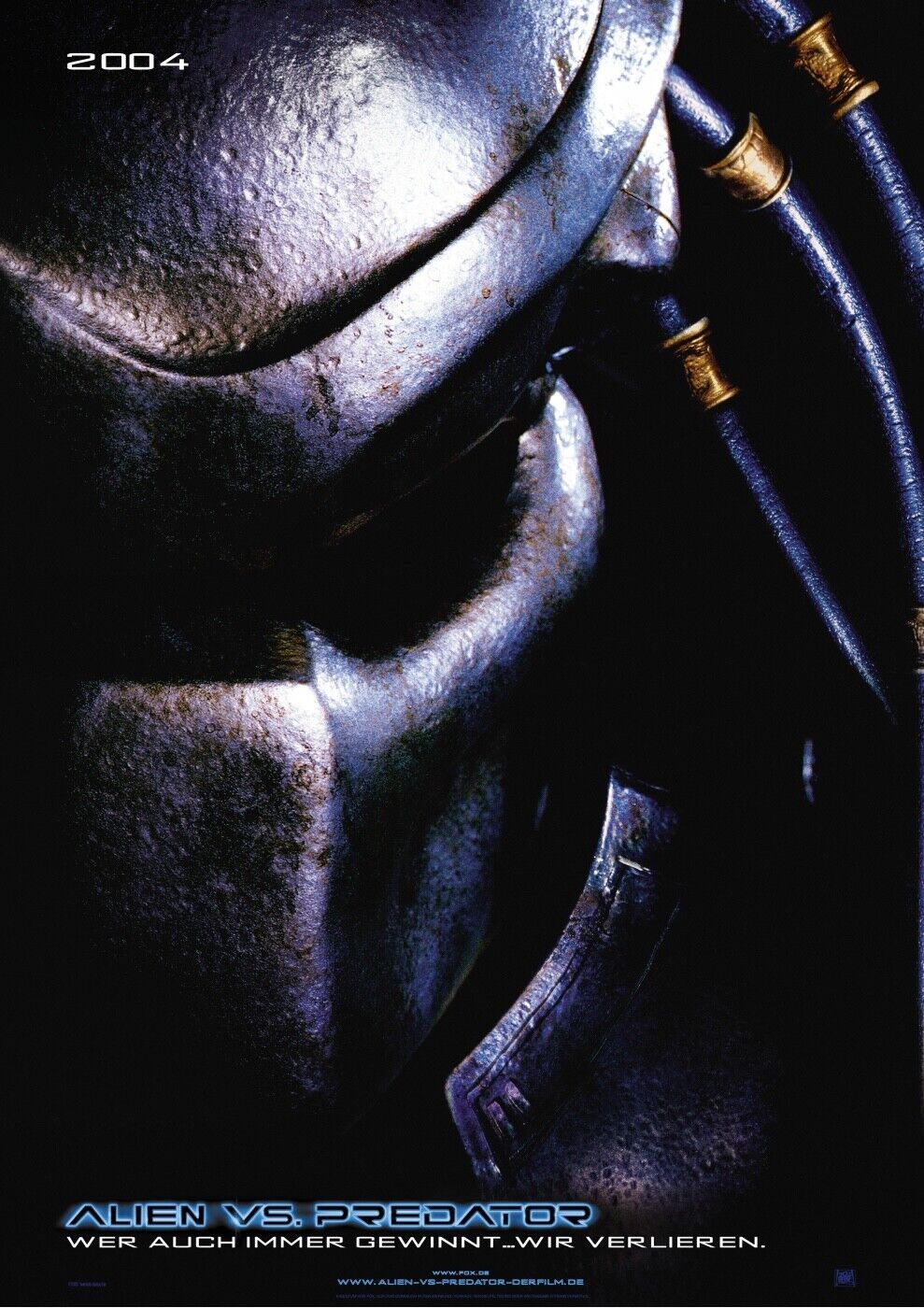ALIEN VS. PREDATOR, SANAA LATHAN, 2004, REPRO MOVIE POSTER, VINTAGE, HQ