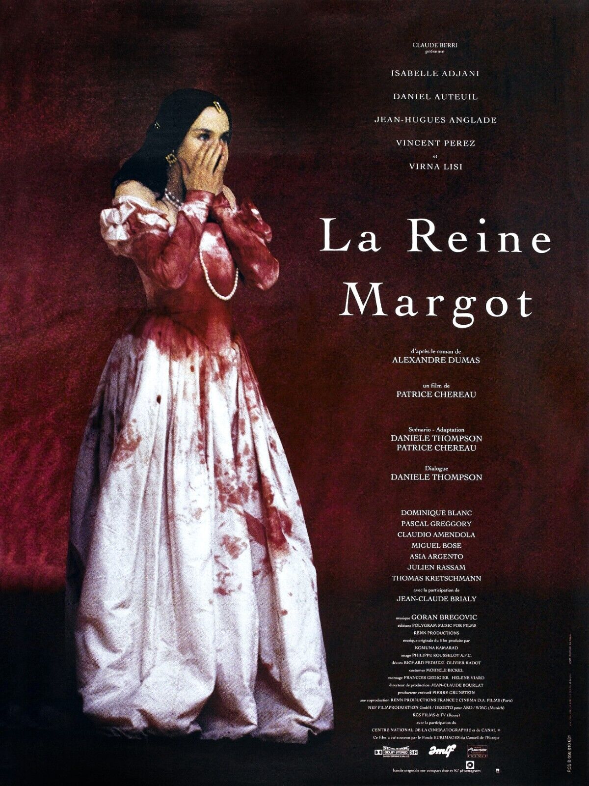 LA REINE MARGOT, DANIELLE THOMPSON, 1994, Repro affiche cinéma, VINTAGE, HQ