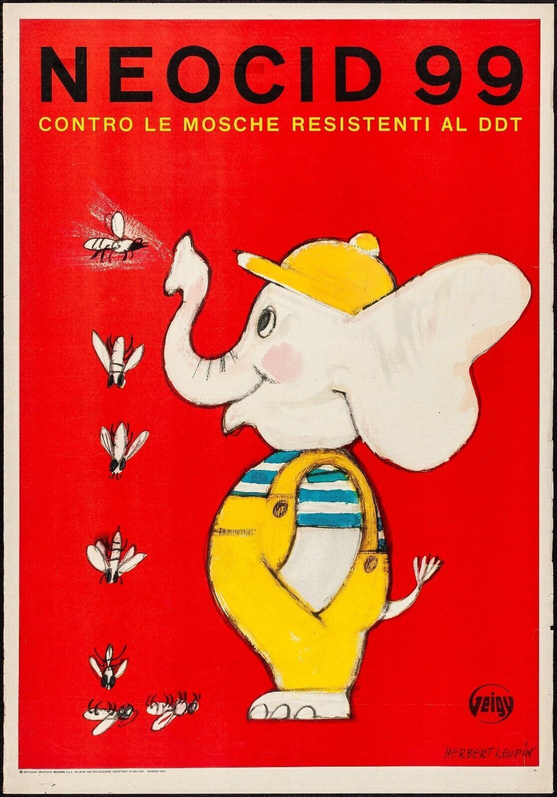 NEOCID 99, Repro affiche publicité, VINTAGE HQ