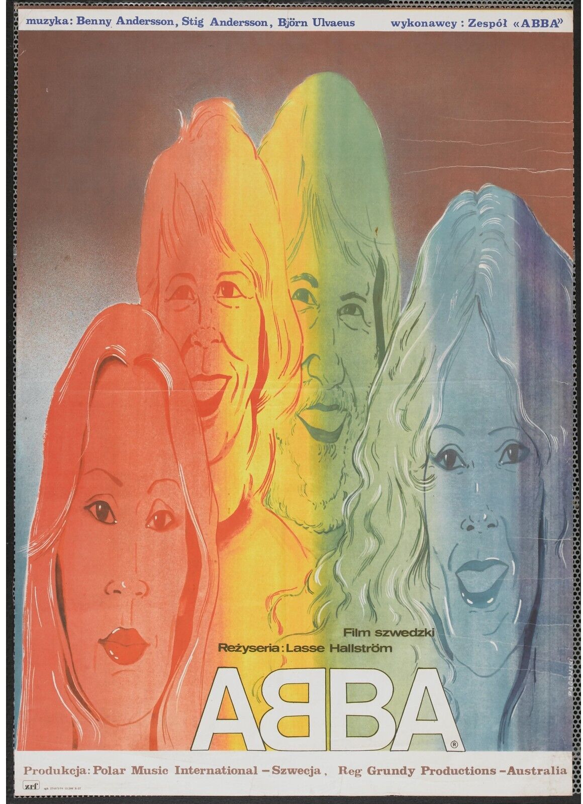 ABBA, REPRO MUSIC POSTER, VINTAGE, HQ