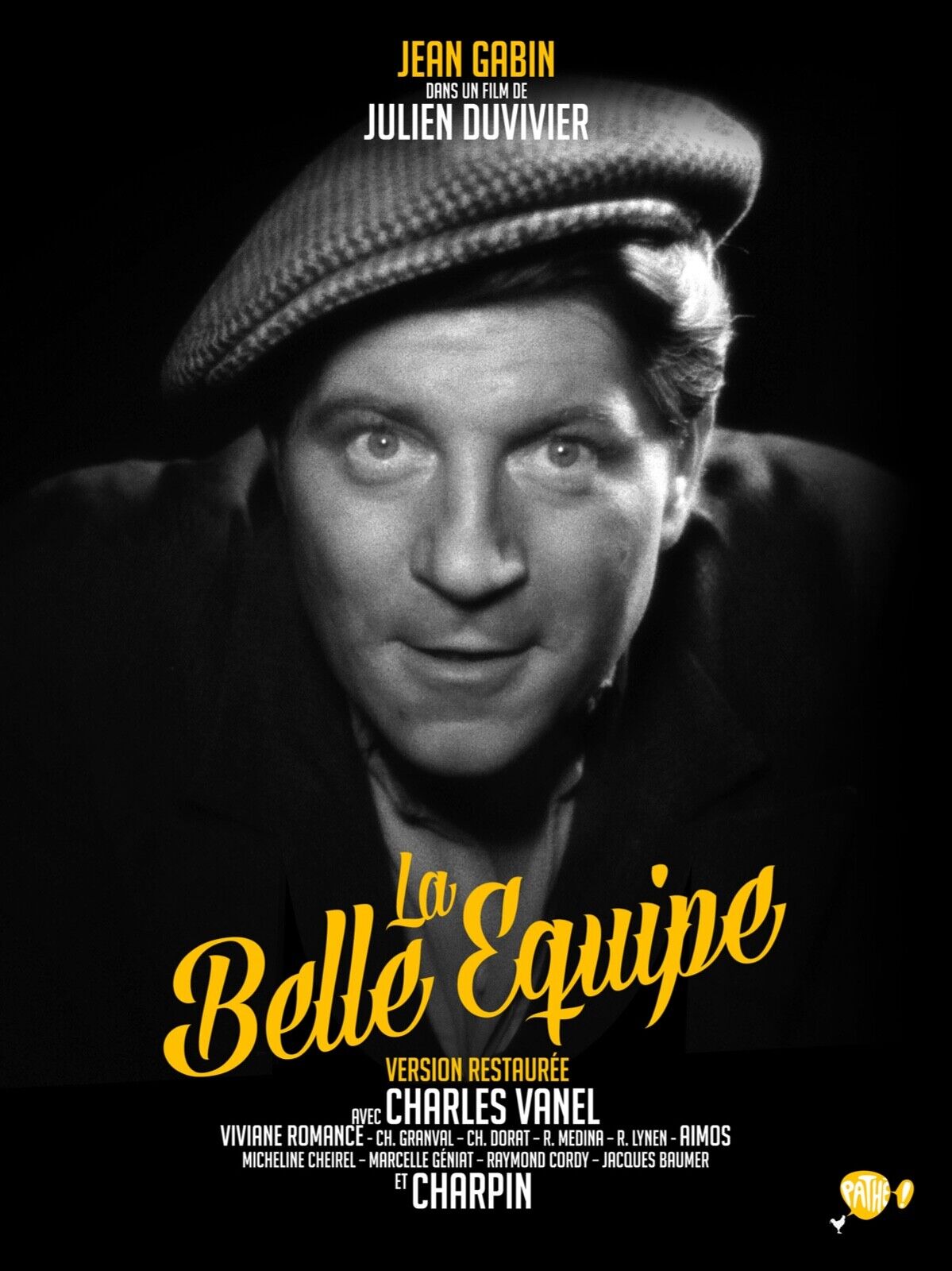 LA BELLE ÉQUIPE, JEAN GABIN, MOVIE POSTER HQ