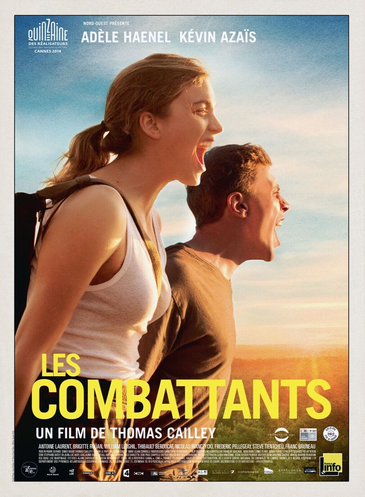 LES COMBATTANTS, ADÈLE HAENEL, 2014, Repro affiche cinema, HQ