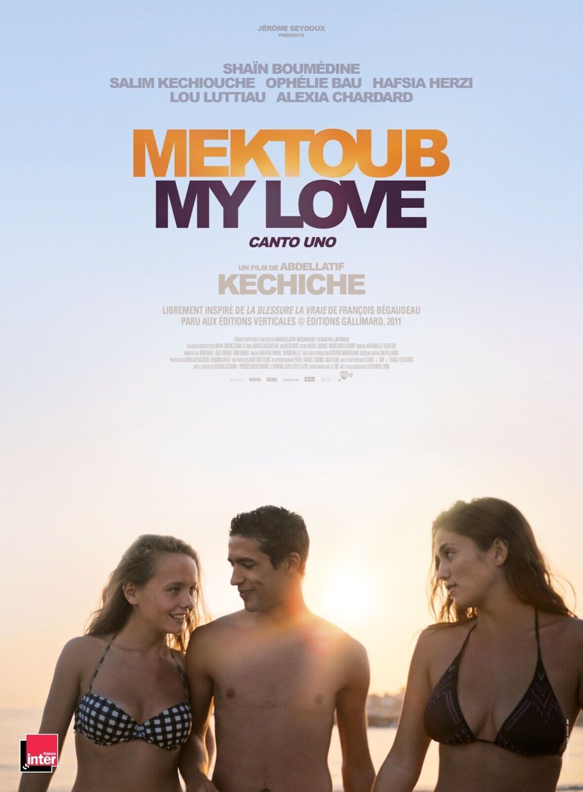 MEKTOUB MY LOVE, SHAÏN BOUMEDINE, 2017, REPRO VINTAGE CINEMA POSTER, HQ