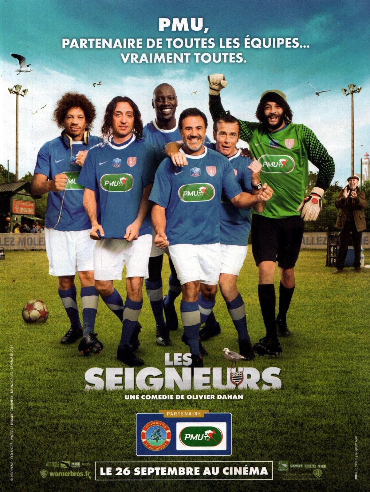 LES SEIGNEURS, OLIVIER DAHAN, 2012, REPRO'AFFICHE CINÉMA VINTAGE, HQ