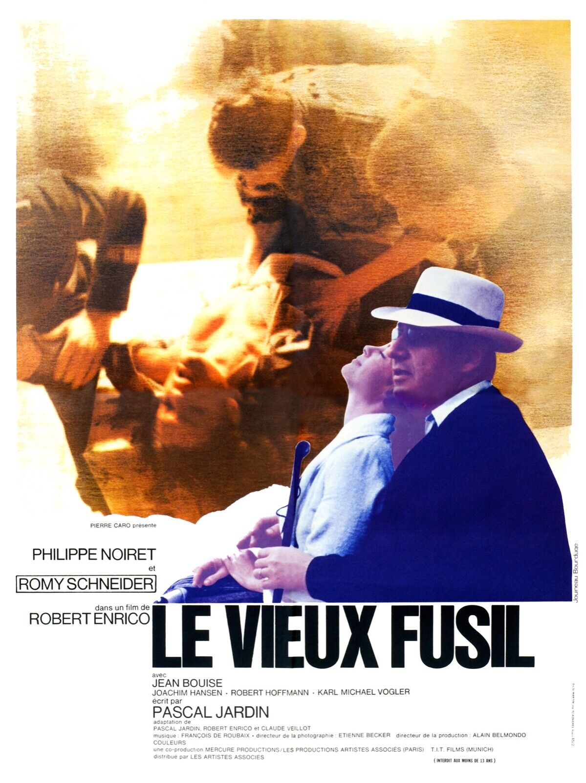 LE VIEUX FUSIL, ROMY SCHNEIDER, PHILIPPE NOIRET, 1975,  Repro affiche cinéma, CINÉMA, HQ