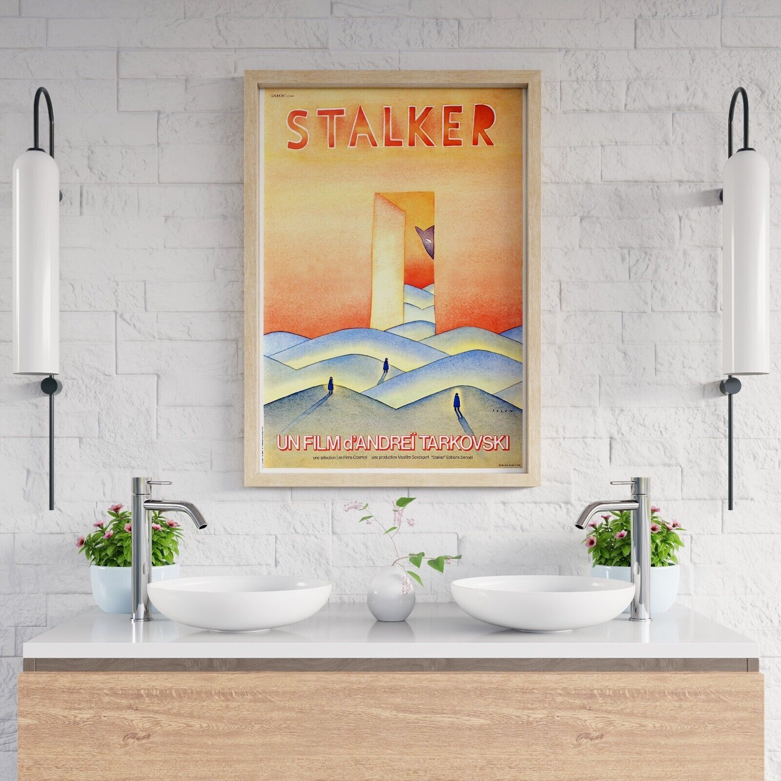 STALKER, ANDREI TARKOVSKY, Repro cinema poster, HQ