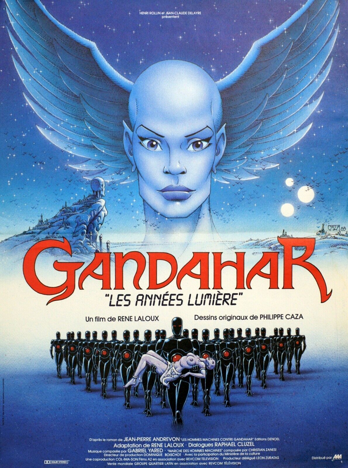 GANDHAR, AÑOS LUZ, REPRO VINTAGE HQ CARTEL DE CINE