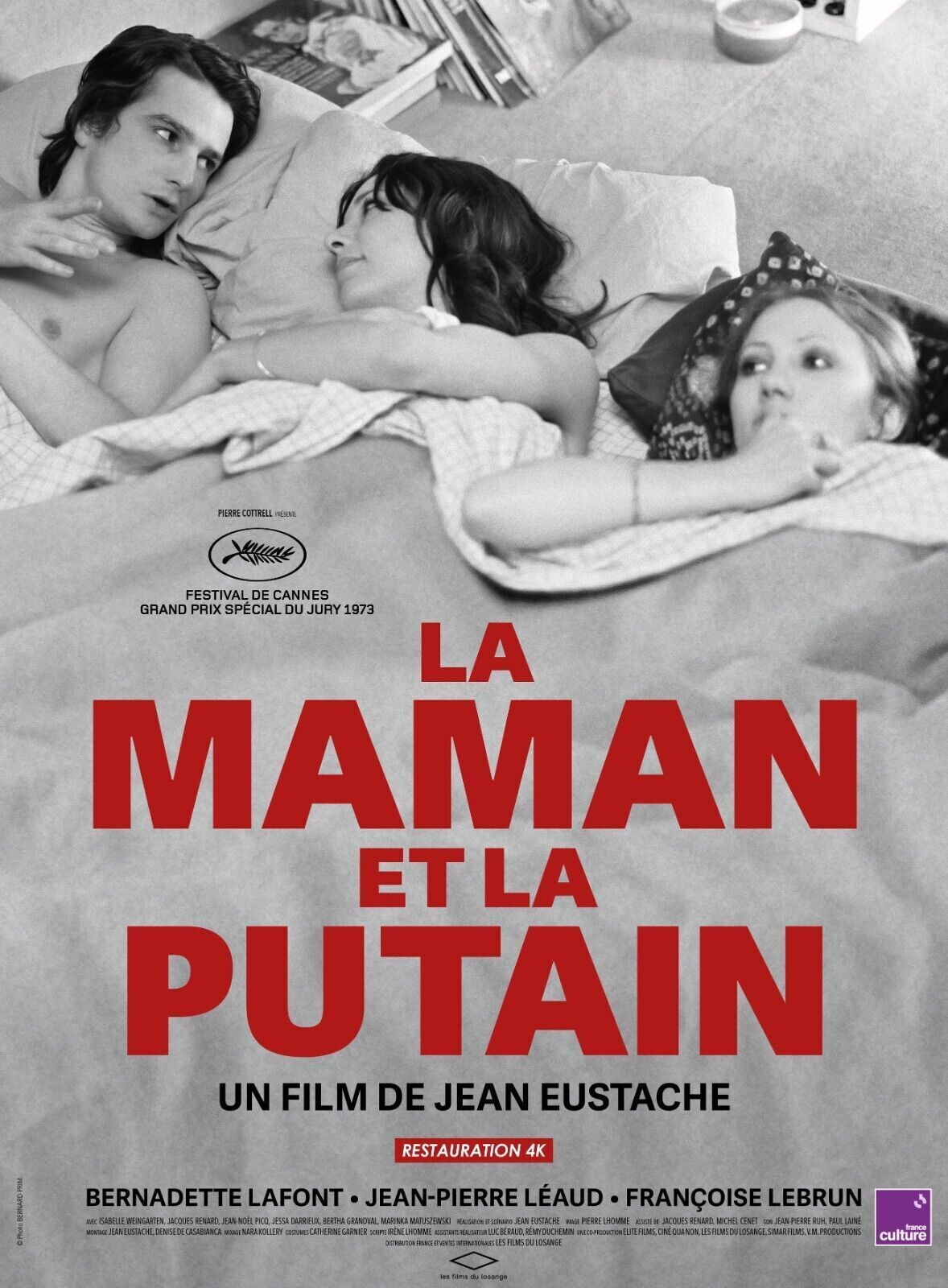 LA MAMAN ET LA PUTAIN, JEAN-PIERRE LEAUD, 1972 Repro affiche cinema, VINTAGE, HQ