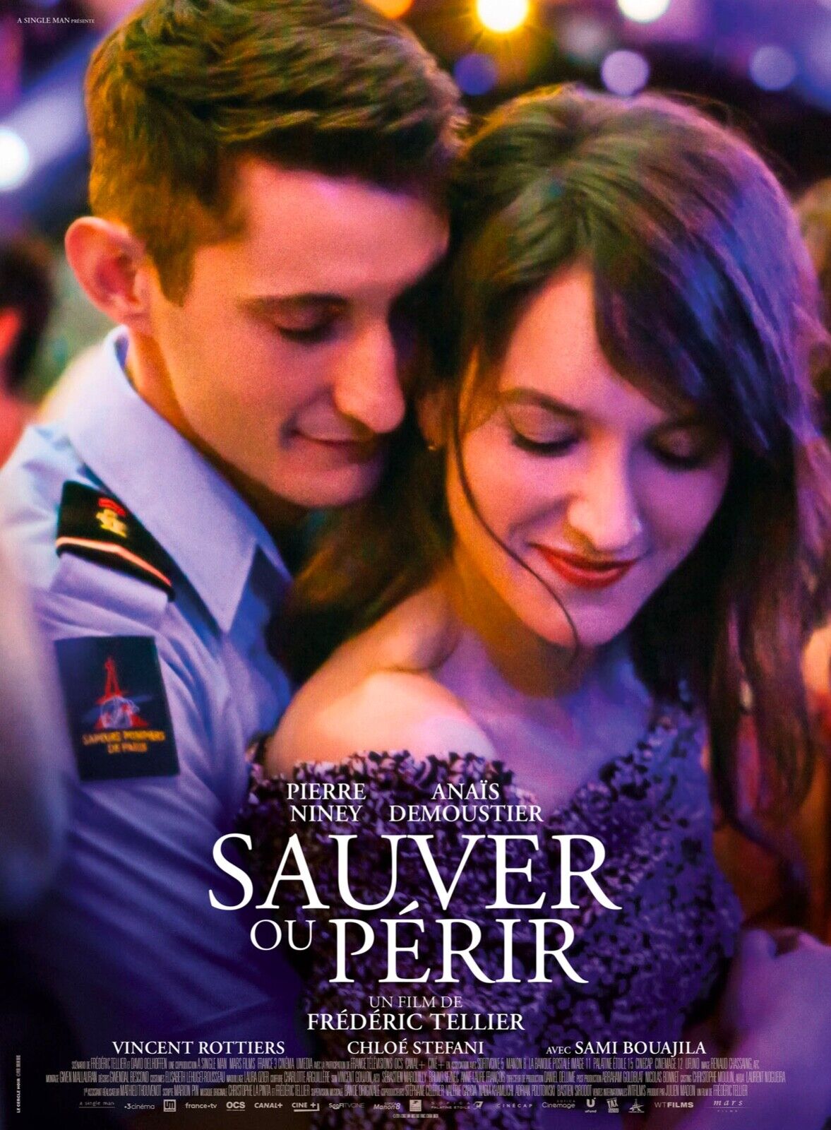 SAUVER OU PÉRIR, PIERRE NINEY, 2018, REPRO AFFICHE CINEMA VINTAGE, HQ