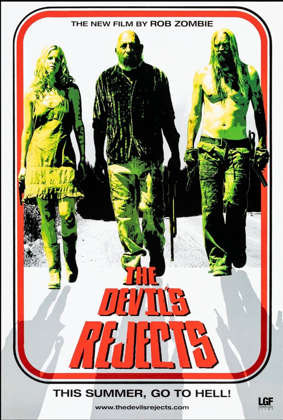 THE DEVIL'S REJECTS, ROB ZOMBIE, 2005, REPRO VINTAGE CINEMA POSTER, HQ